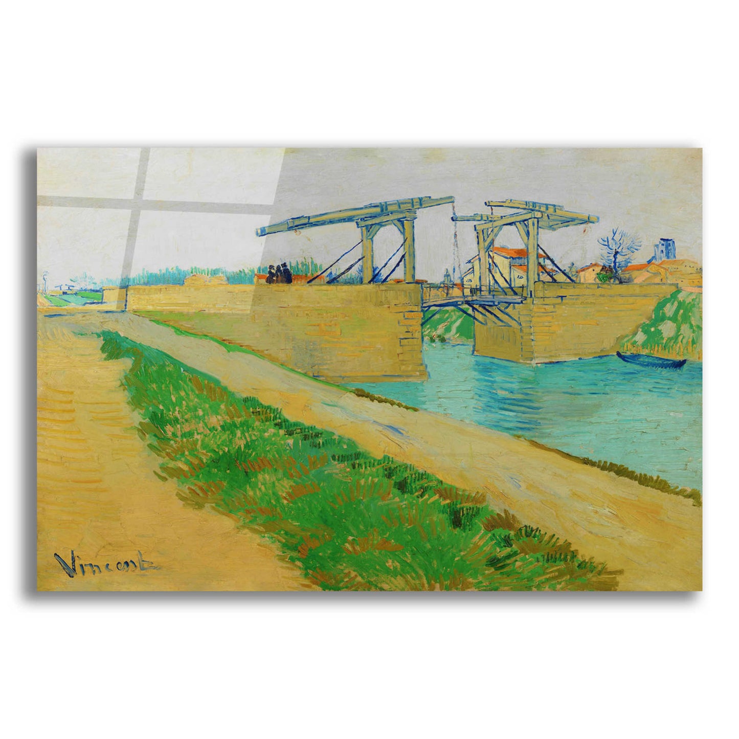 Epic Art 'The Langlois Bridge' by Vincent Van Gogh, Acrylic Glass Wall Art