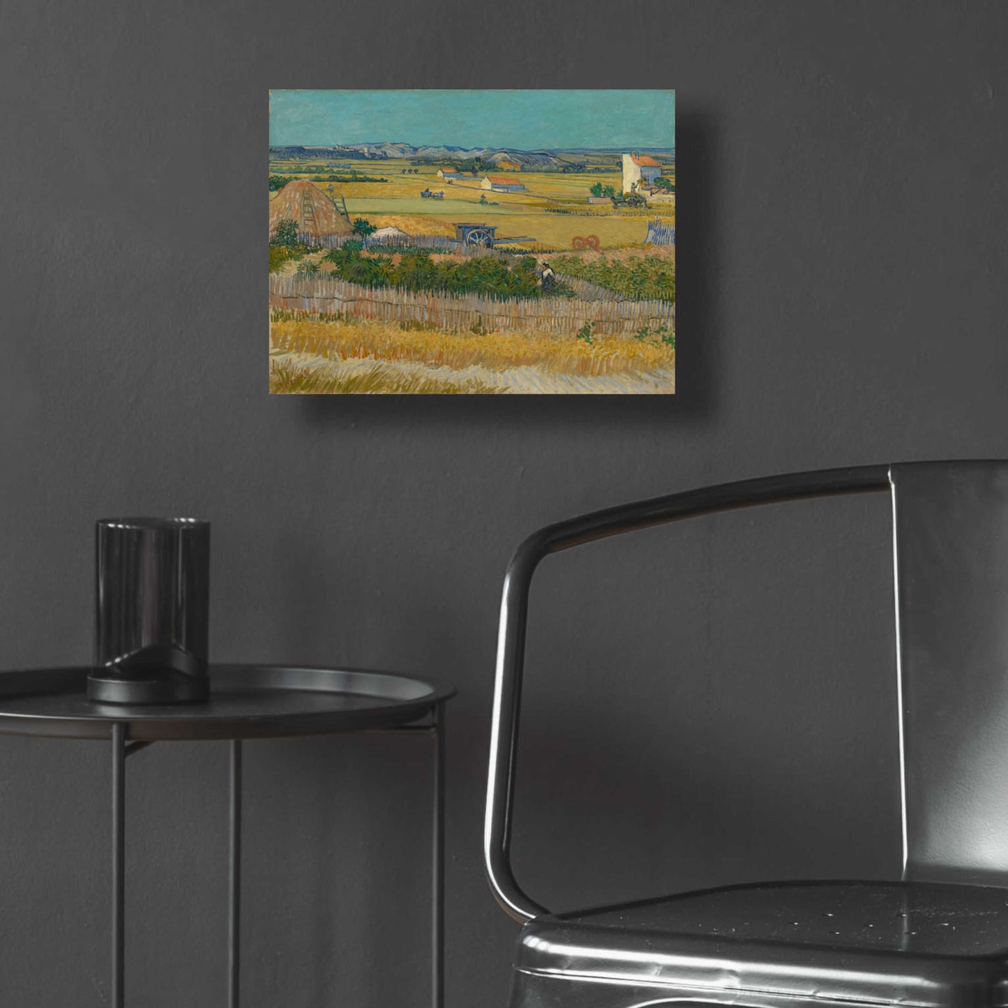 Epic Art 'The Harvest' by Vincent Van Gogh, Acrylic Glass Wall Art,16x12