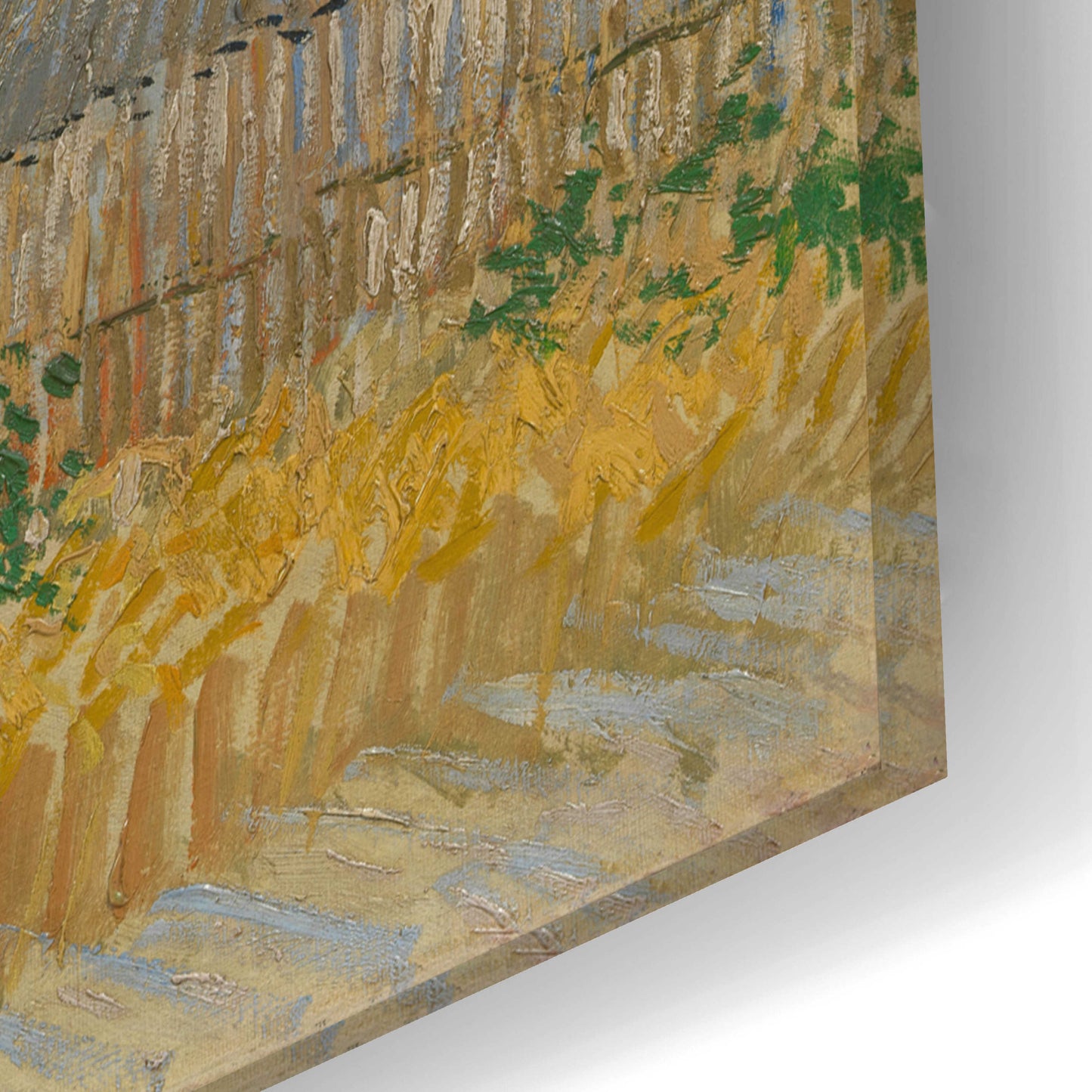 Epic Art 'The Harvest' by Vincent Van Gogh, Acrylic Glass Wall Art,24x16