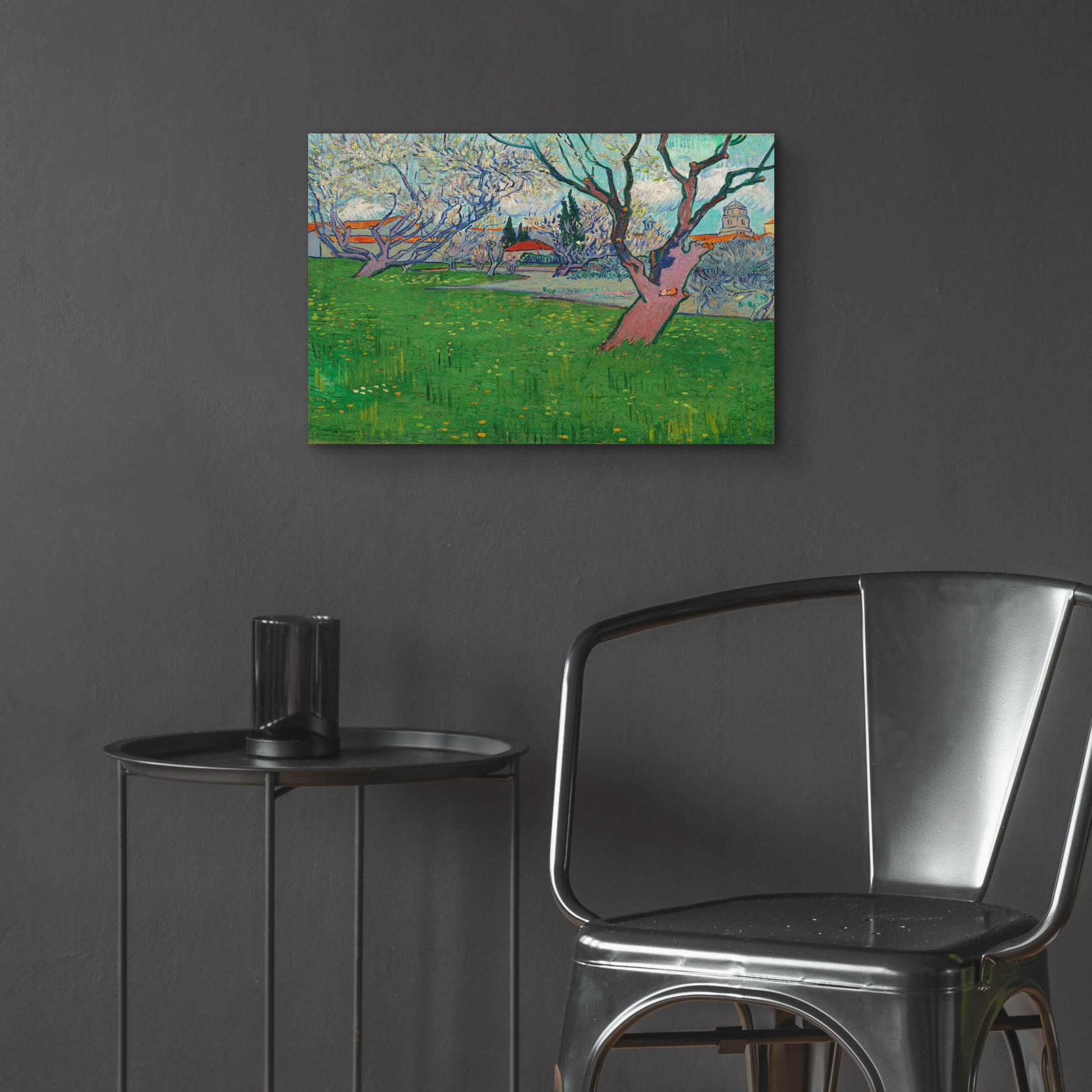 Epic Art 'Orchards In Blossom, View Of Arles' by Vincent Van Gogh, Acrylic Glass Wall Art,24x16