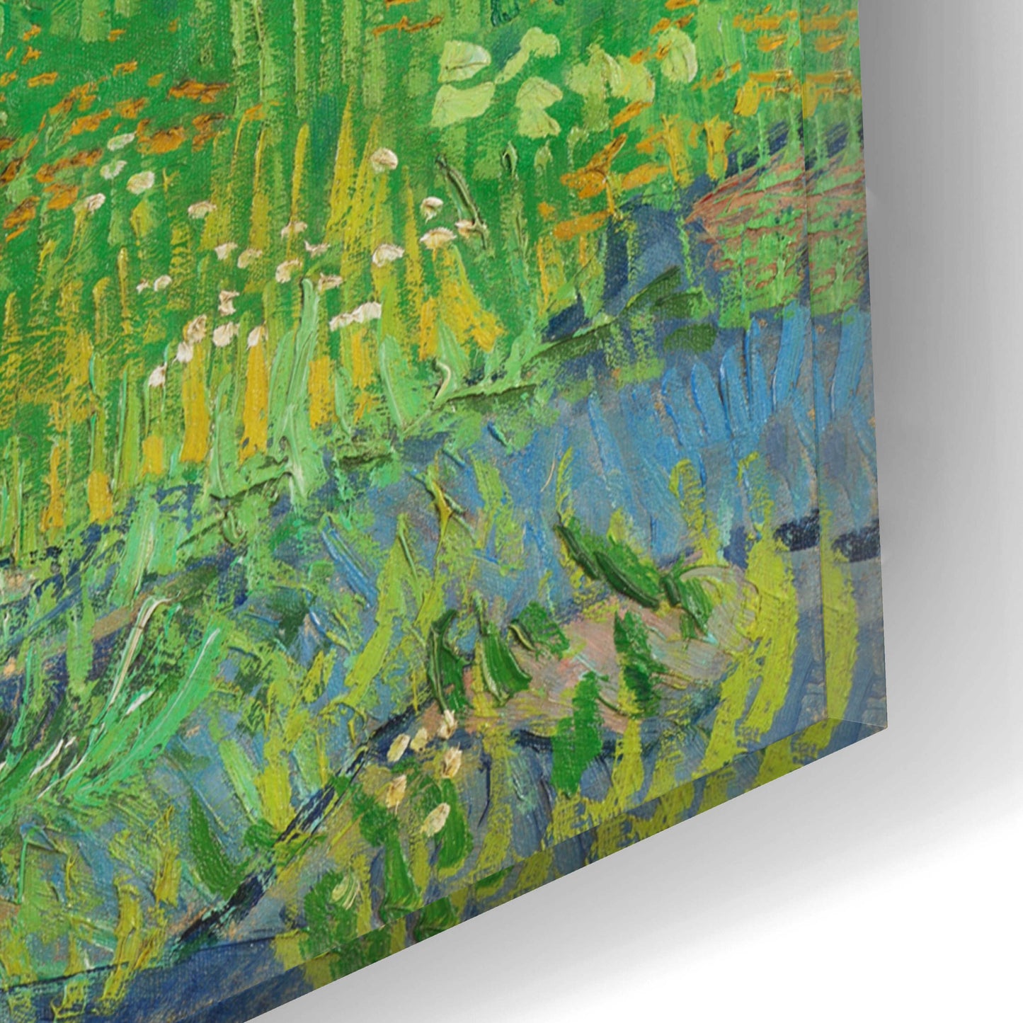 Epic Art 'Orchard In Blossom' by Vincent Van Gogh, Acrylic Glass Wall Art,16x12