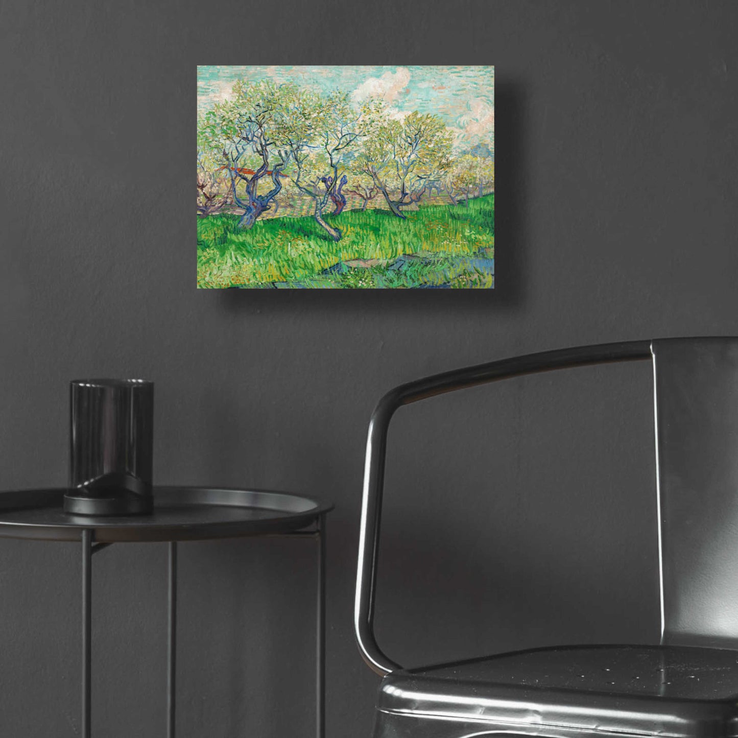 Epic Art 'Orchard In Blossom' by Vincent Van Gogh, Acrylic Glass Wall Art,16x12