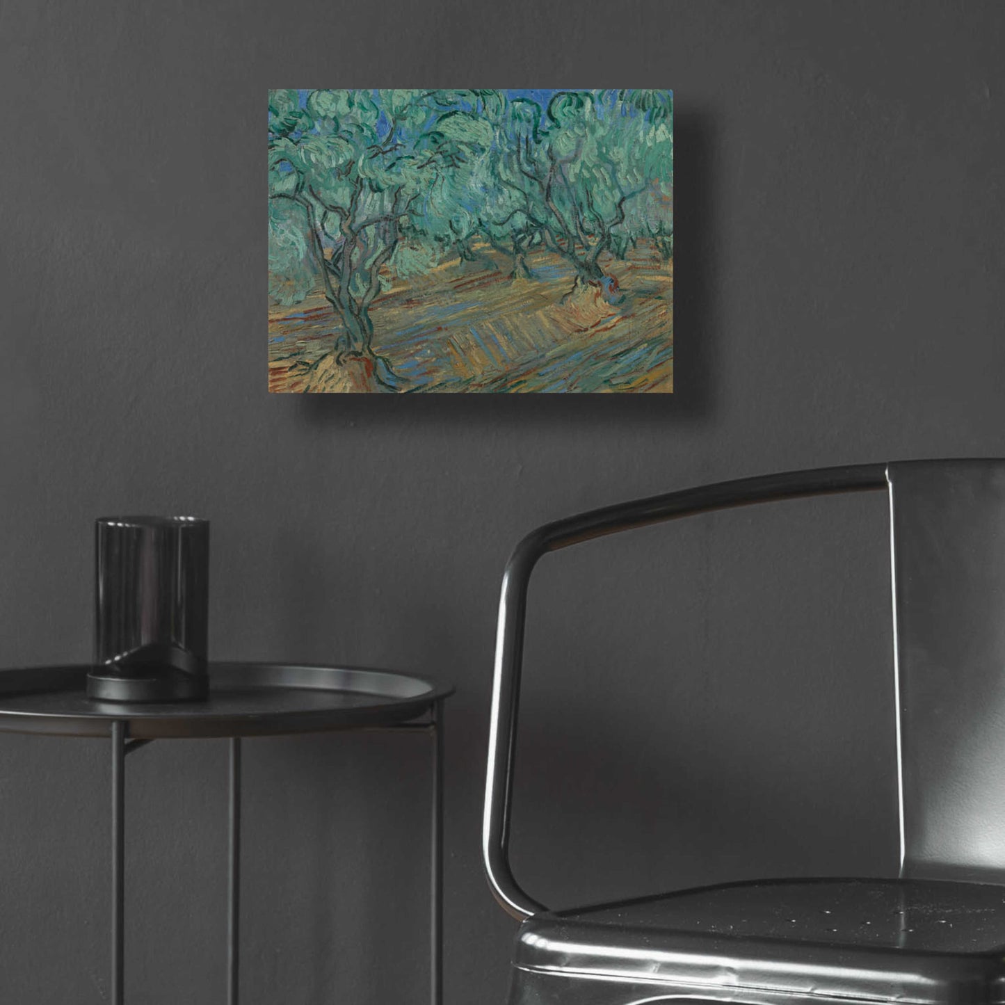 Epic Art 'Olive Grove' by Vincent Van Gogh, Acrylic Glass Wall Art,16x12