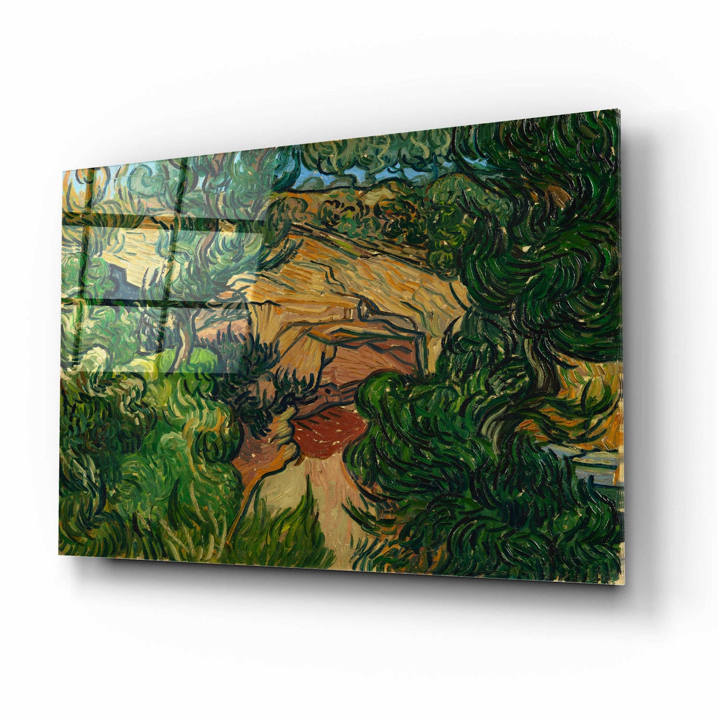Epic Art 'Entrance To A Quarry' by Vincent Van Gogh, Acrylic Glass Wall Art,16x12