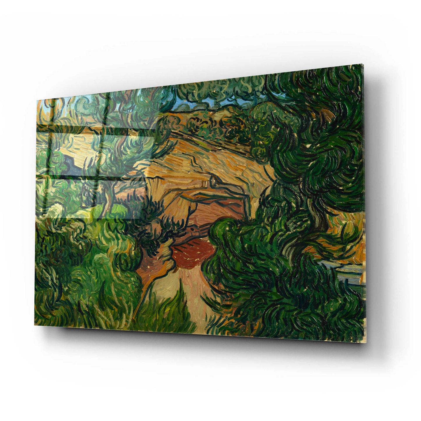 Epic Art 'Entrance To A Quarry' by Vincent Van Gogh, Acrylic Glass Wall Art,24x16