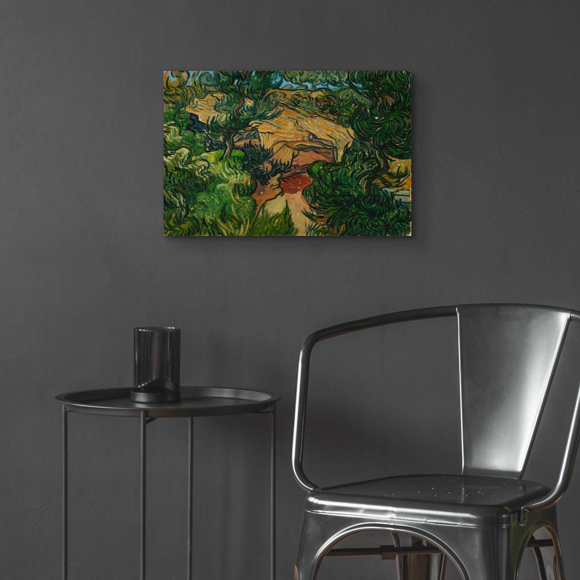 Epic Art 'Entrance To A Quarry' by Vincent Van Gogh, Acrylic Glass Wall Art,24x16