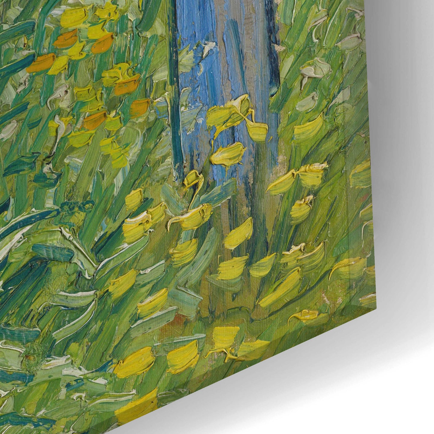 Epic Art 'Undergrowth With Two Figures' by Vincent Van Gogh, Acrylic Glass Wall Art,24x12
