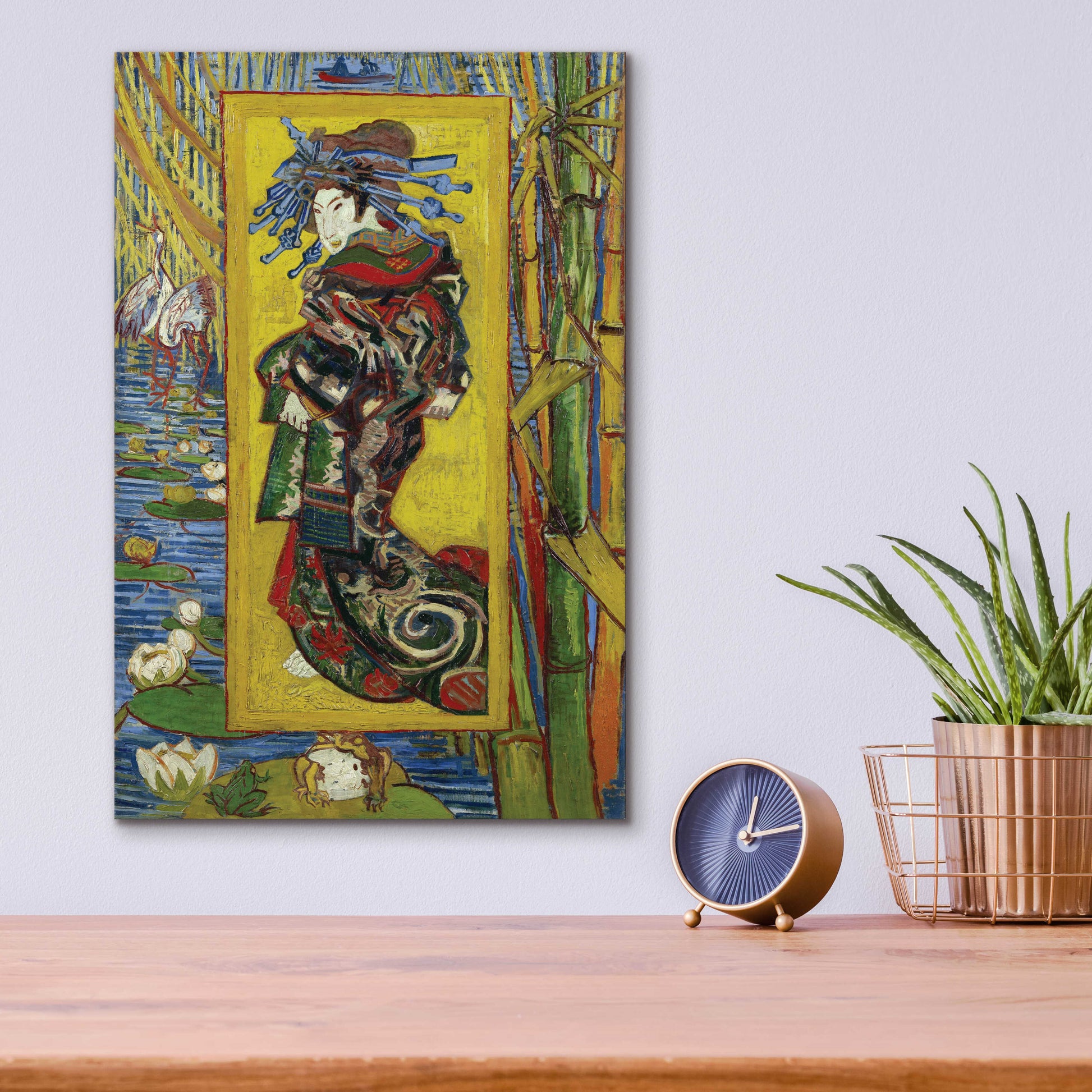 Epic Art 'Courtesan- After Eisen' by Vincent Van Gogh, Acrylic Glass Wall Art,12x16