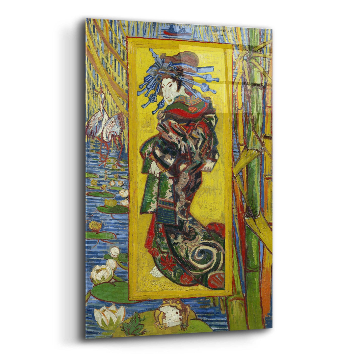 Epic Art 'Courtesan- After Eisen' by Vincent Van Gogh, Acrylic Glass Wall Art,16x24