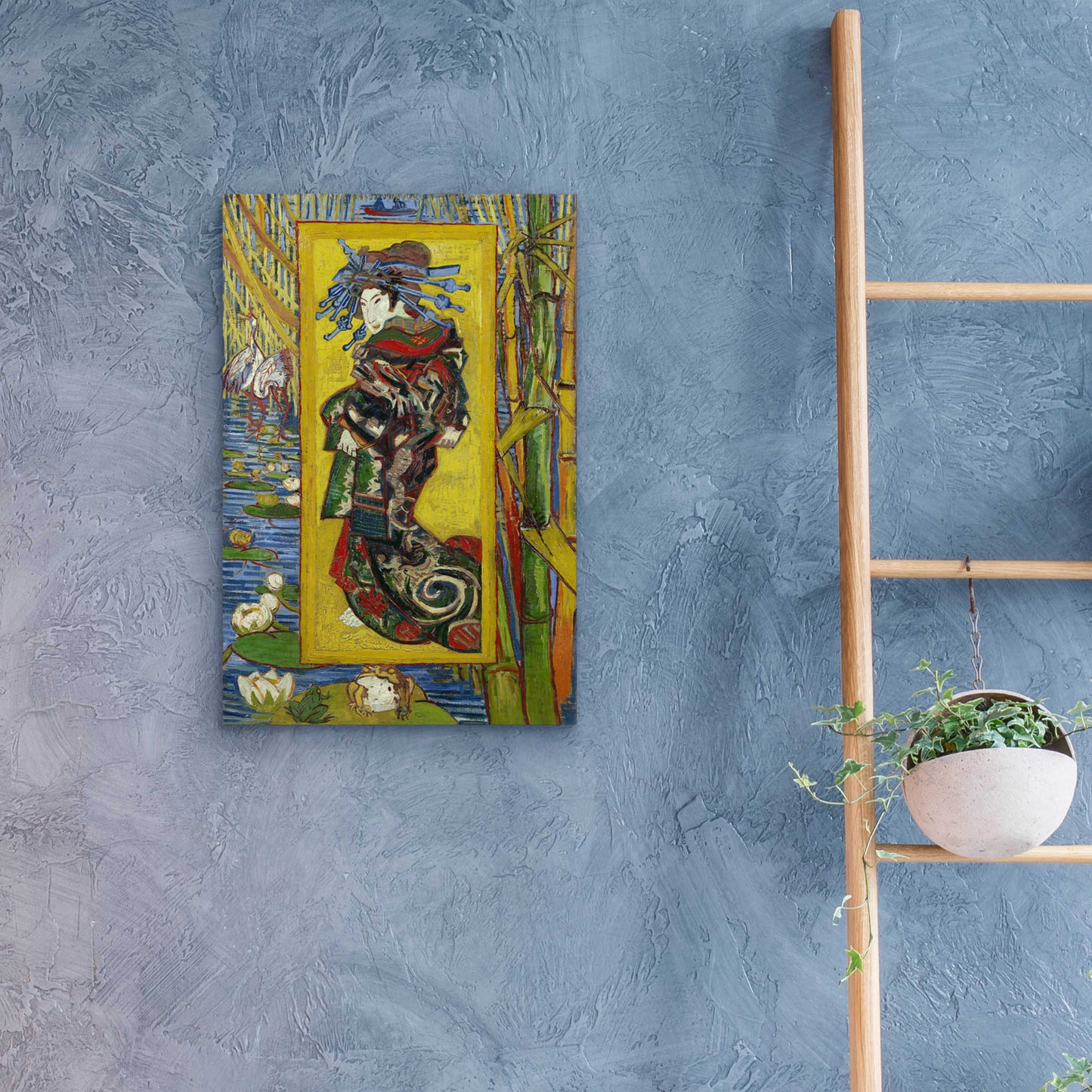 Epic Art 'Courtesan- After Eisen' by Vincent Van Gogh, Acrylic Glass Wall Art,16x24