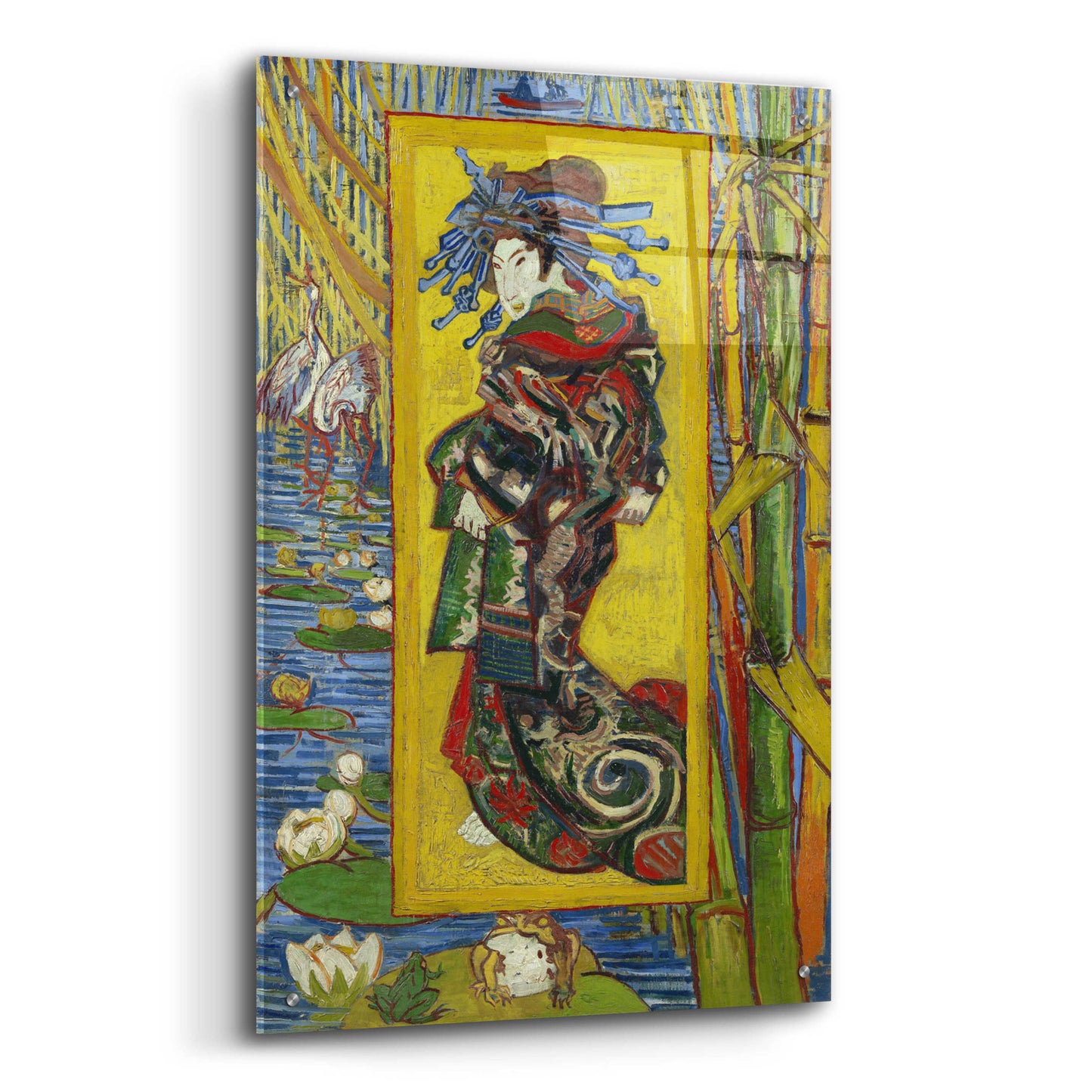 Epic Art 'Courtesan- After Eisen' by Vincent Van Gogh, Acrylic Glass Wall Art,24x36