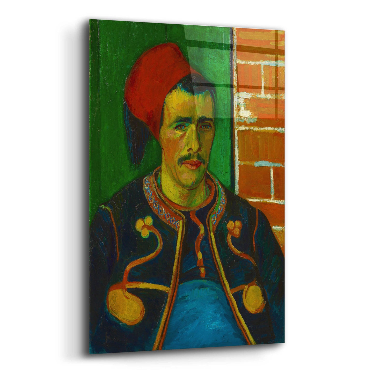 Epic Art 'The Zouave' by Vincent Van Gogh, Acrylic Glass Wall Art,12x16