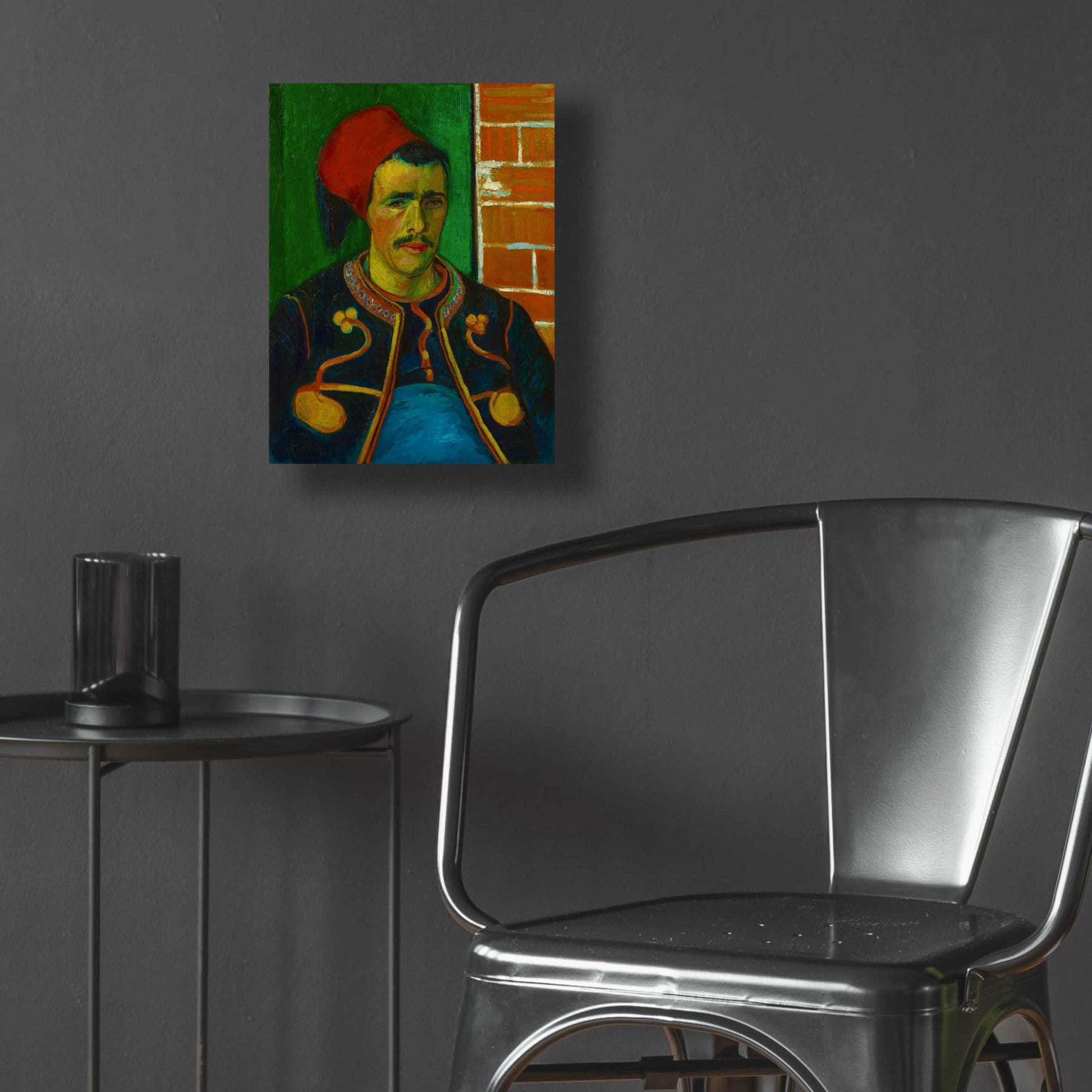 Epic Art 'The Zouave' by Vincent Van Gogh, Acrylic Glass Wall Art,12x16