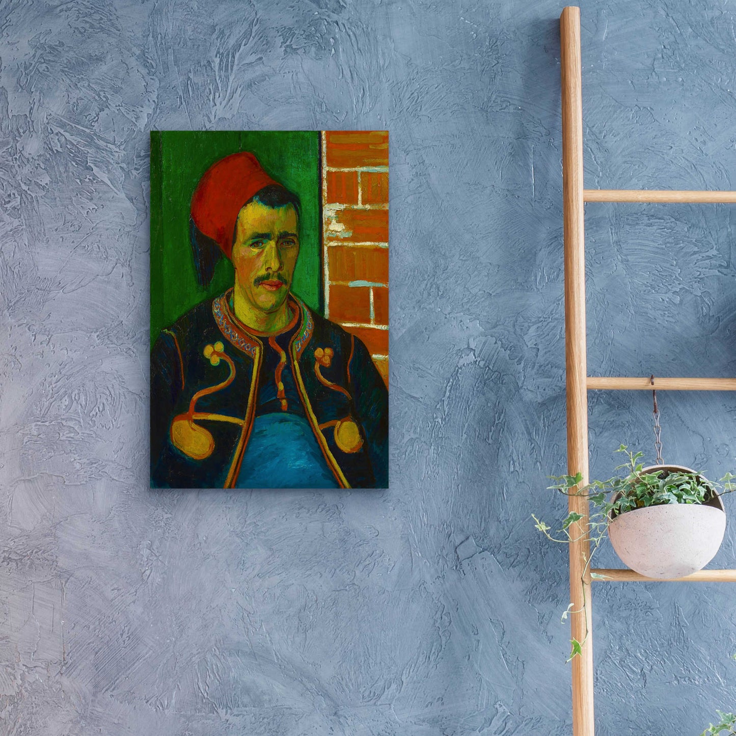 Epic Art 'The Zouave' by Vincent Van Gogh, Acrylic Glass Wall Art,16x24