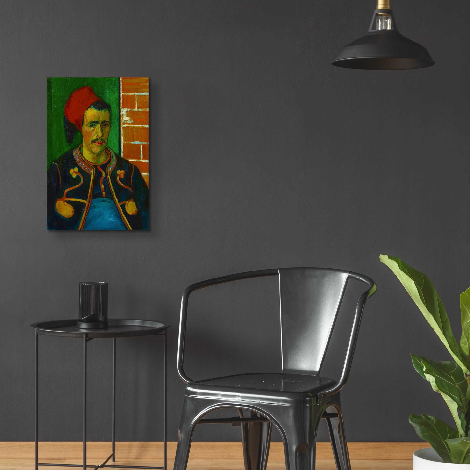 Epic Art 'The Zouave' by Vincent Van Gogh, Acrylic Glass Wall Art,16x24