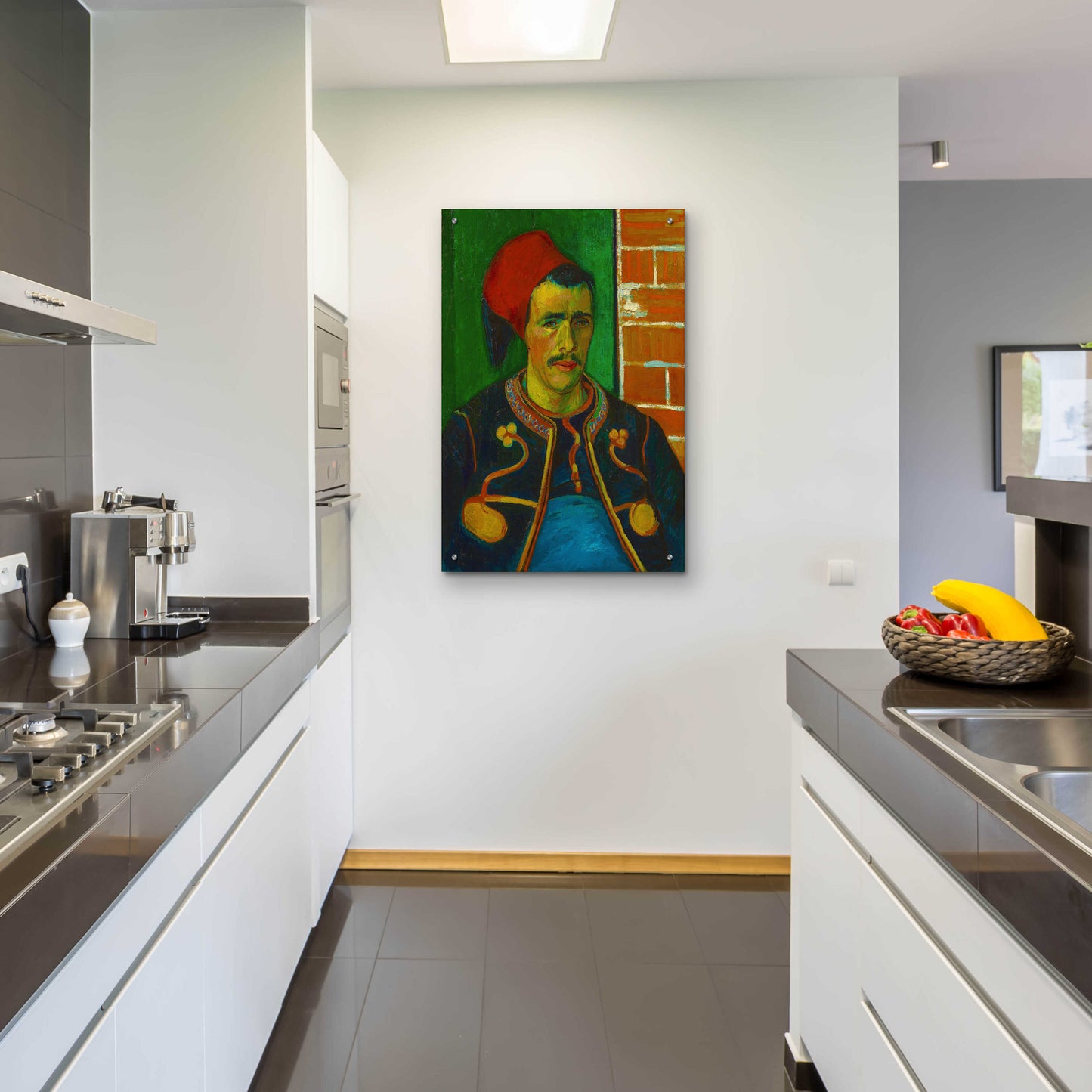 Epic Art 'The Zouave' by Vincent Van Gogh, Acrylic Glass Wall Art,24x36