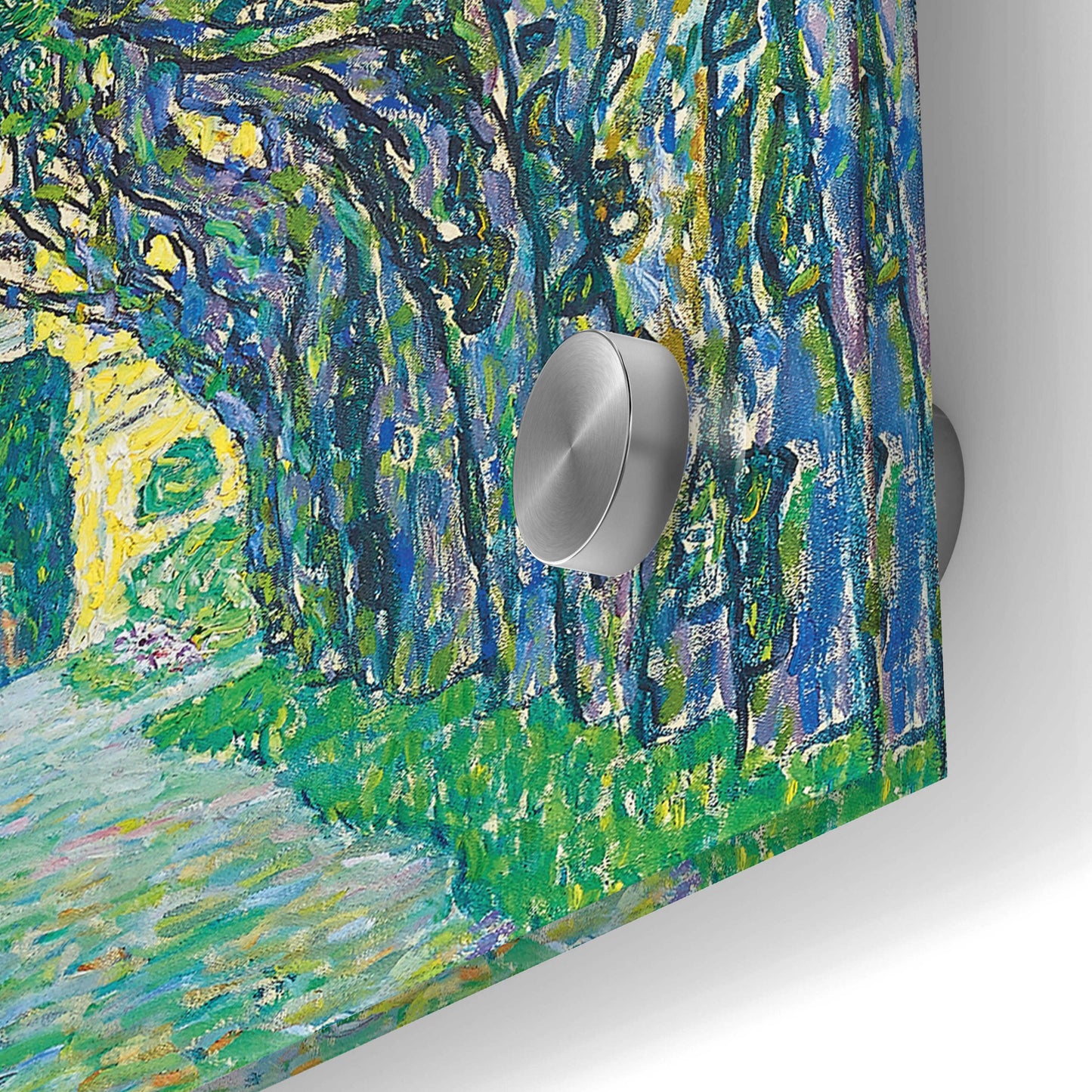 Epic Art 'Avenue To Kammer Castle' by Gustav Klimt, Acrylic Glass Wall Art,24x24