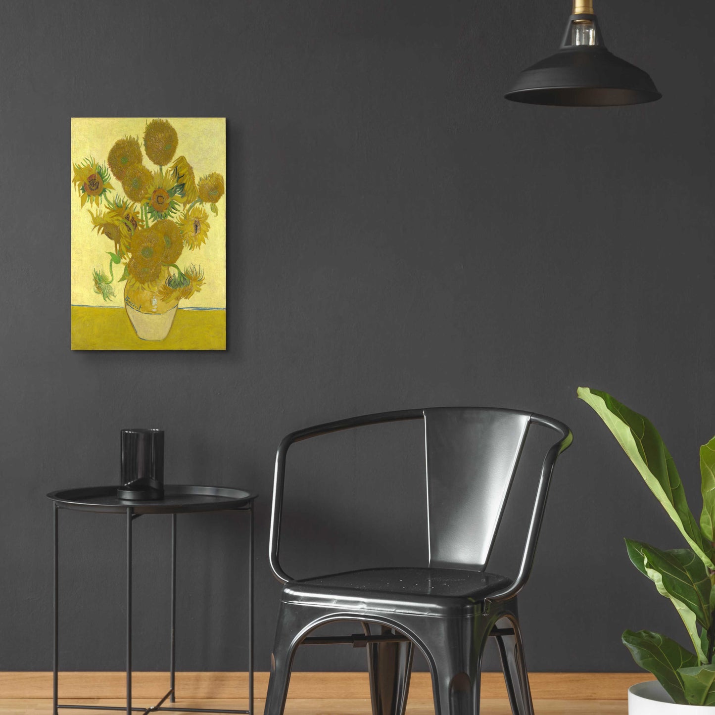 Epic Art 'Still Life Vase With Fourteen Sunflowers' by Vincent Van Gogh, Acrylic Glass Wall Art,16x24