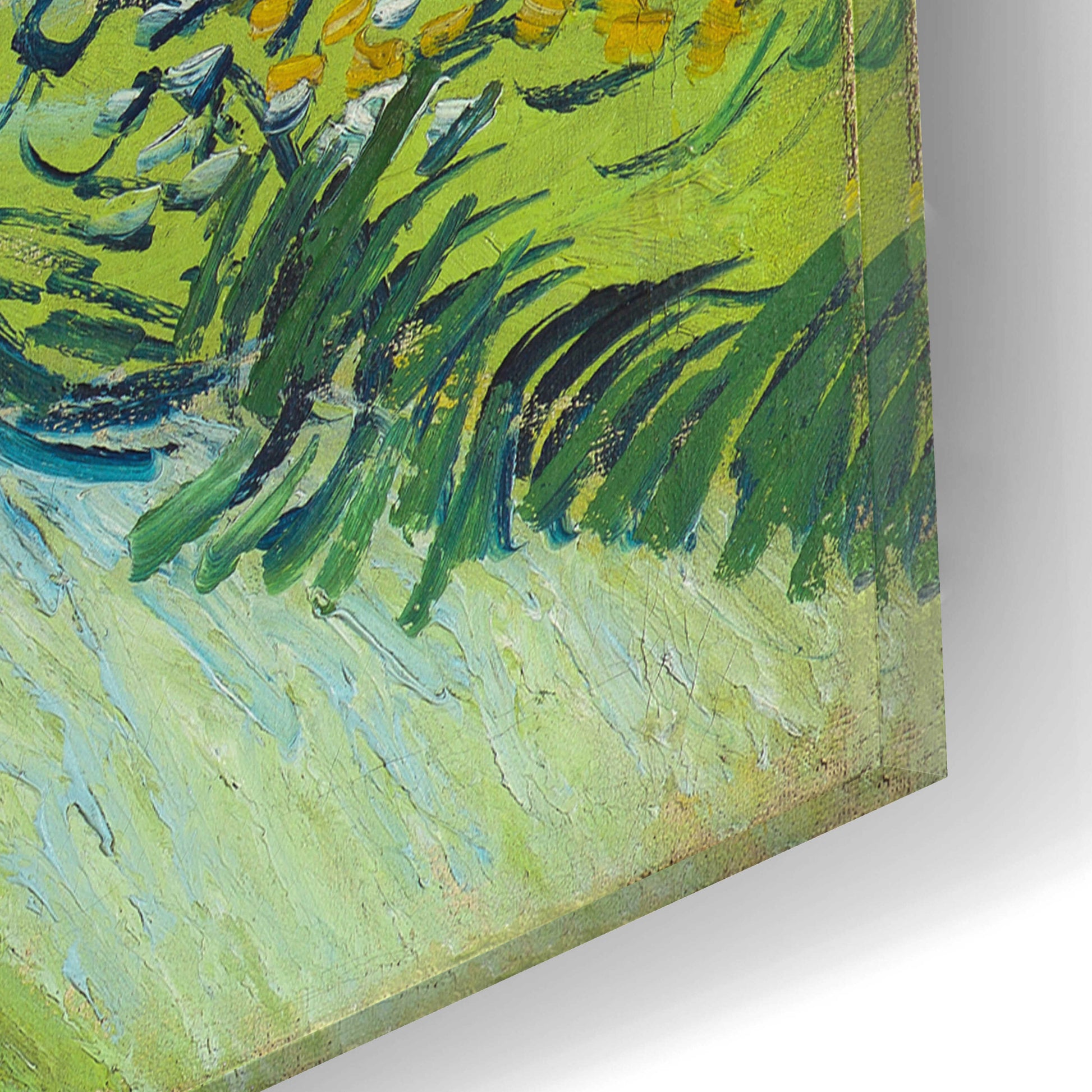 Epic Art 'Stairway At Auvers' by Vincent Van Gogh, Acrylic Glass Wall Art,16x12