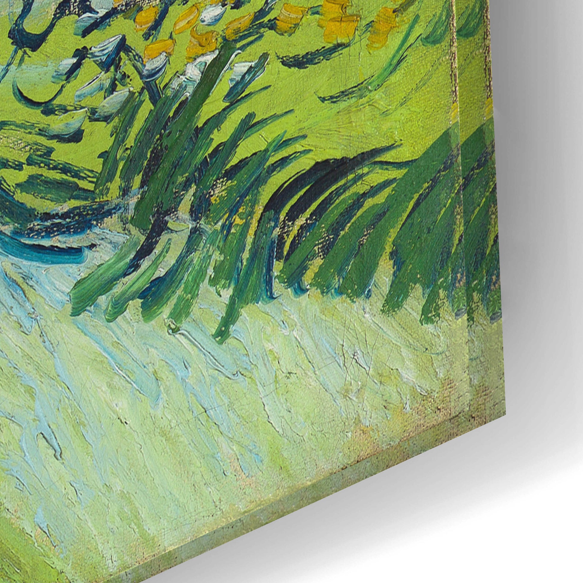 Epic Art 'Stairway At Auvers' by Vincent Van Gogh, Acrylic Glass Wall Art,24x16