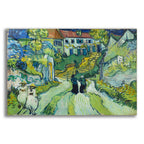 Epic Art 'Stairway At Auvers' by Vincent Van Gogh, Acrylic Glass Wall Art