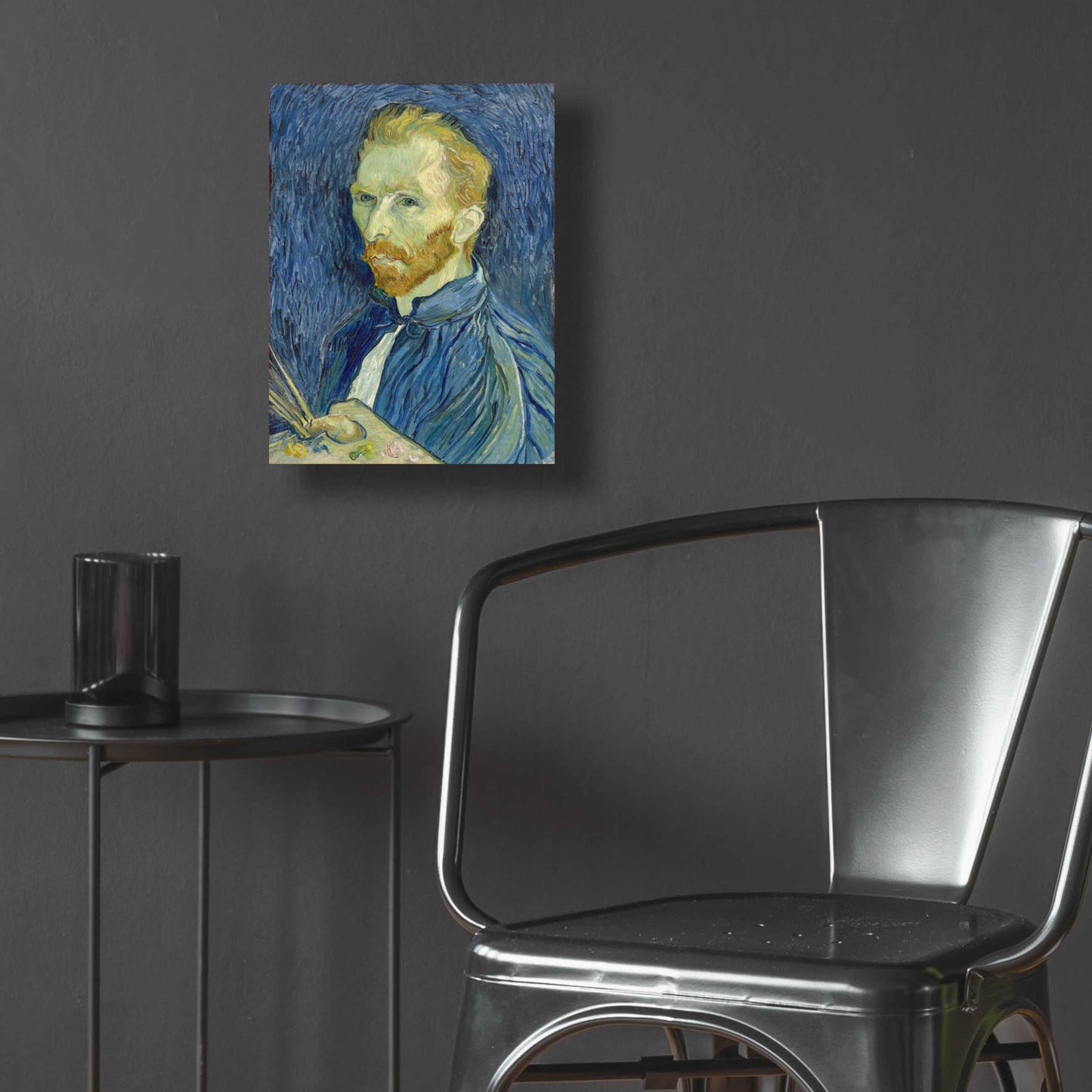 Epic Art 'Self-Portrait 1889' by Vincent Van Gogh, Acrylic Glass Wall Art,12x16