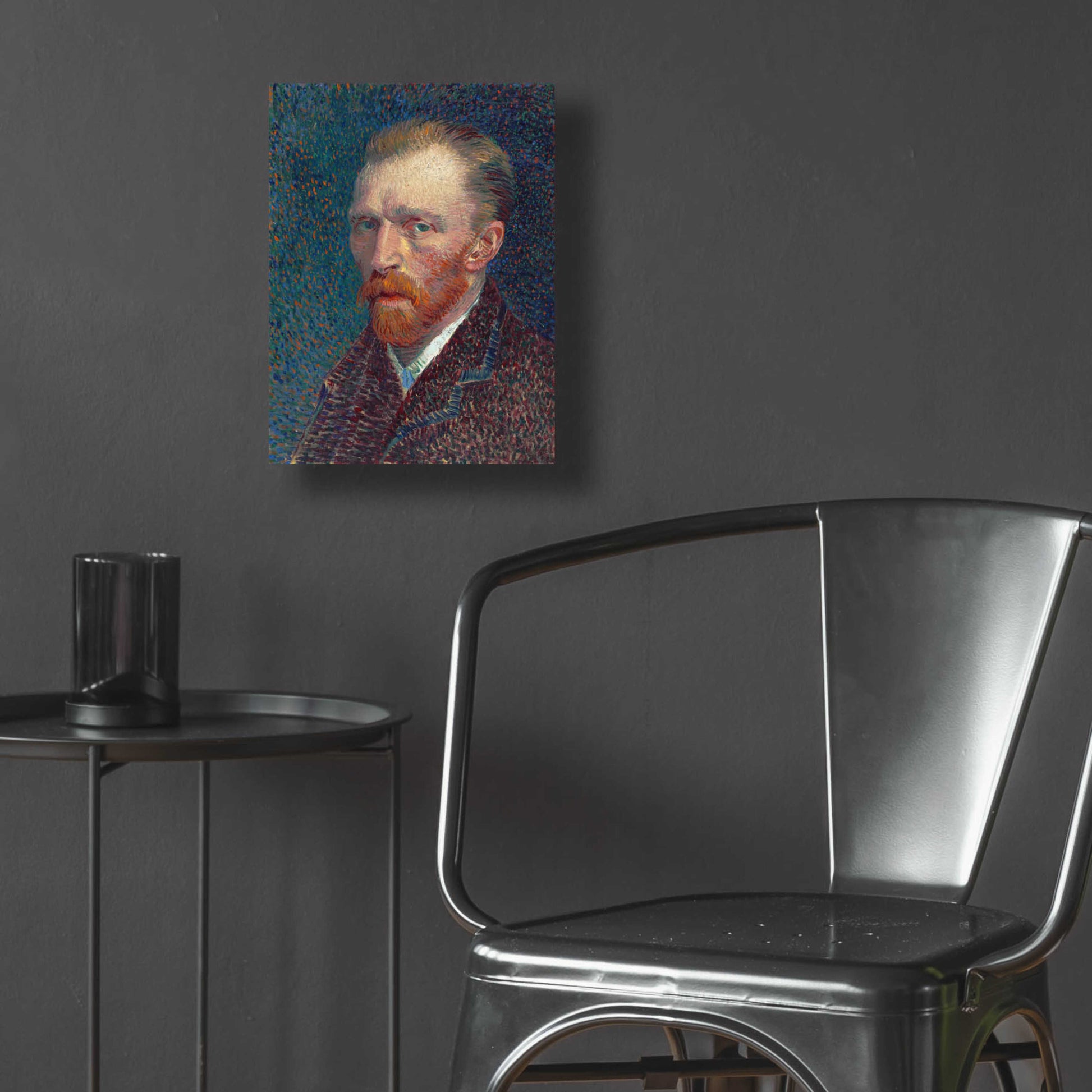 Epic Art 'Self-Portrait 1887' by Vincent Van Gogh, Acrylic Glass Wall Art,12x16