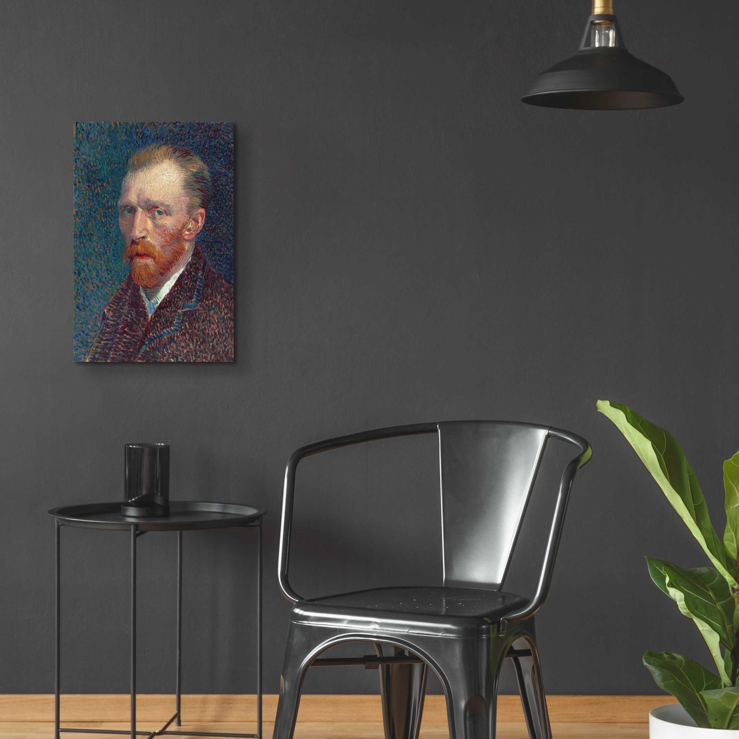 Epic Art 'Self-Portrait 1887' by Vincent Van Gogh, Acrylic Glass Wall Art,16x24