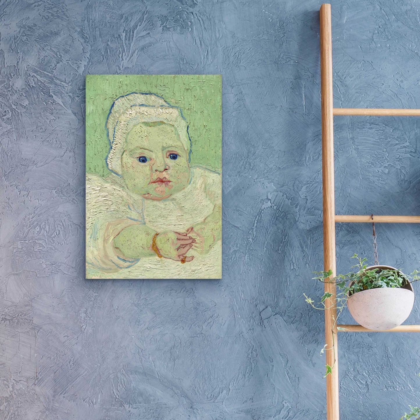 Epic Art 'Roulin's Baby' by Vincent Van Gogh, Acrylic Glass Wall Art,16x24