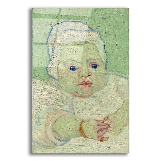 Epic Art 'Roulin's Baby' by Vincent Van Gogh, Acrylic Glass Wall Art