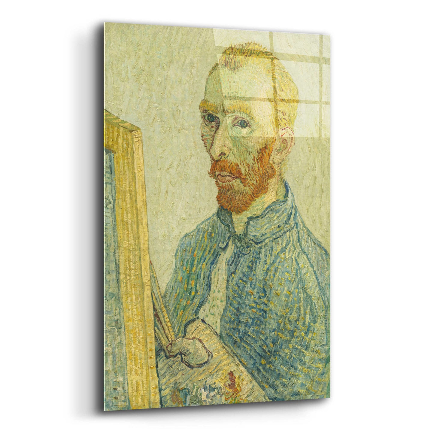 Epic Art 'Portrait Of Vincent Van Gogh' by Vincent Van Gogh, Acrylic Glass Wall Art,12x16