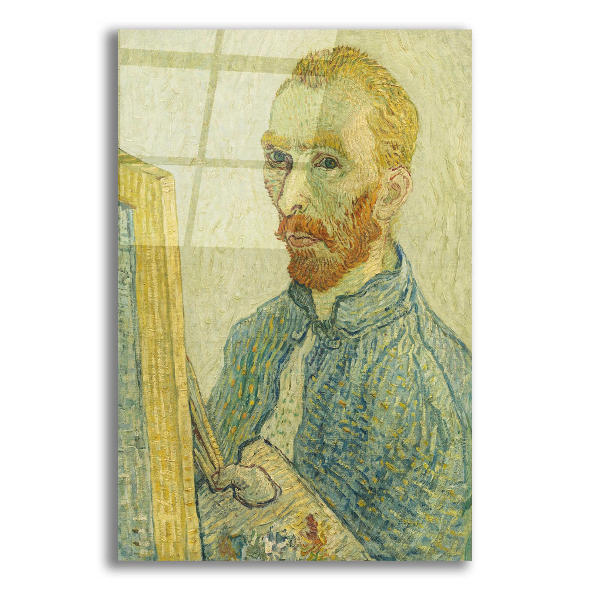 Epic Art 'Portrait Of Vincent Van Gogh' by Vincent Van Gogh, Acrylic Glass Wall Art,12x16