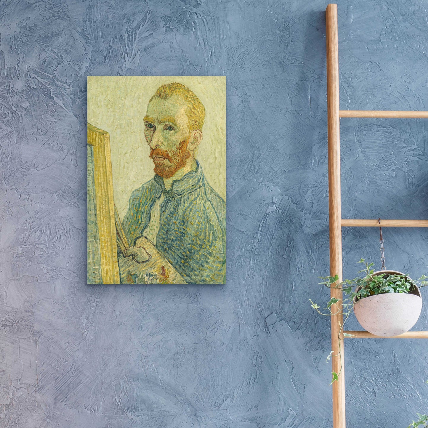 Epic Art 'Portrait Of Vincent Van Gogh' by Vincent Van Gogh, Acrylic Glass Wall Art,16x24