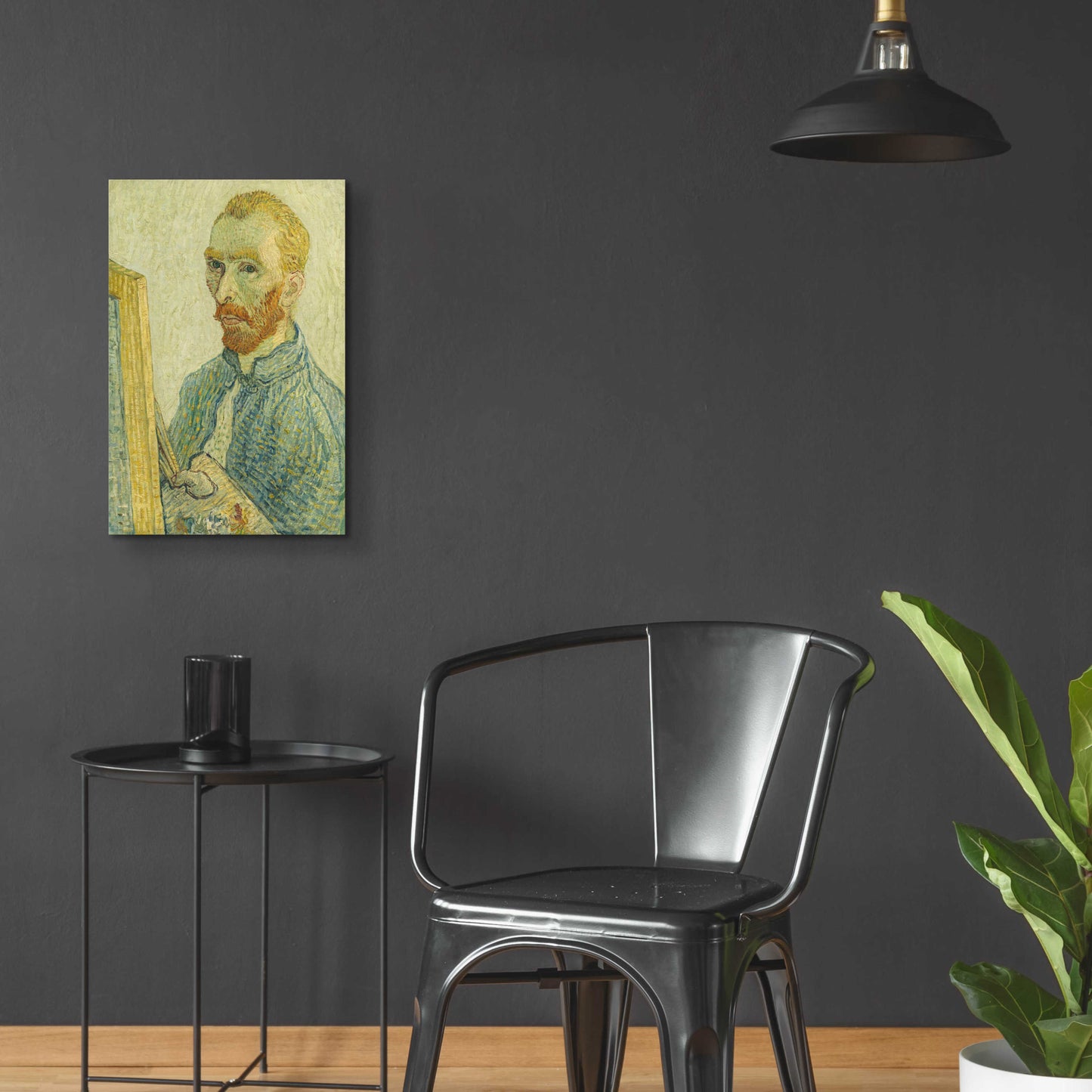 Epic Art 'Portrait Of Vincent Van Gogh' by Vincent Van Gogh, Acrylic Glass Wall Art,16x24