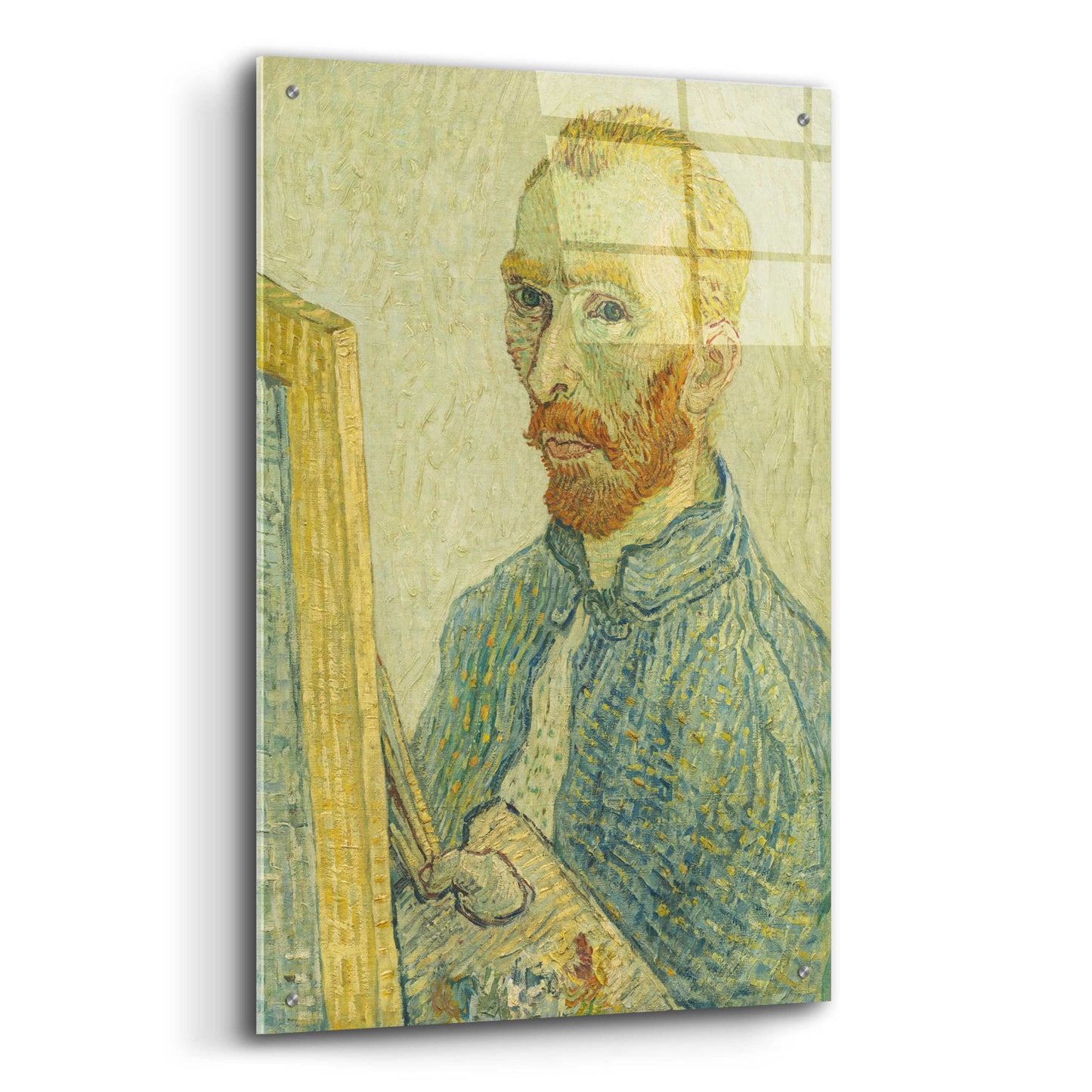 Epic Art 'Portrait Of Vincent Van Gogh' by Vincent Van Gogh, Acrylic Glass Wall Art,24x36