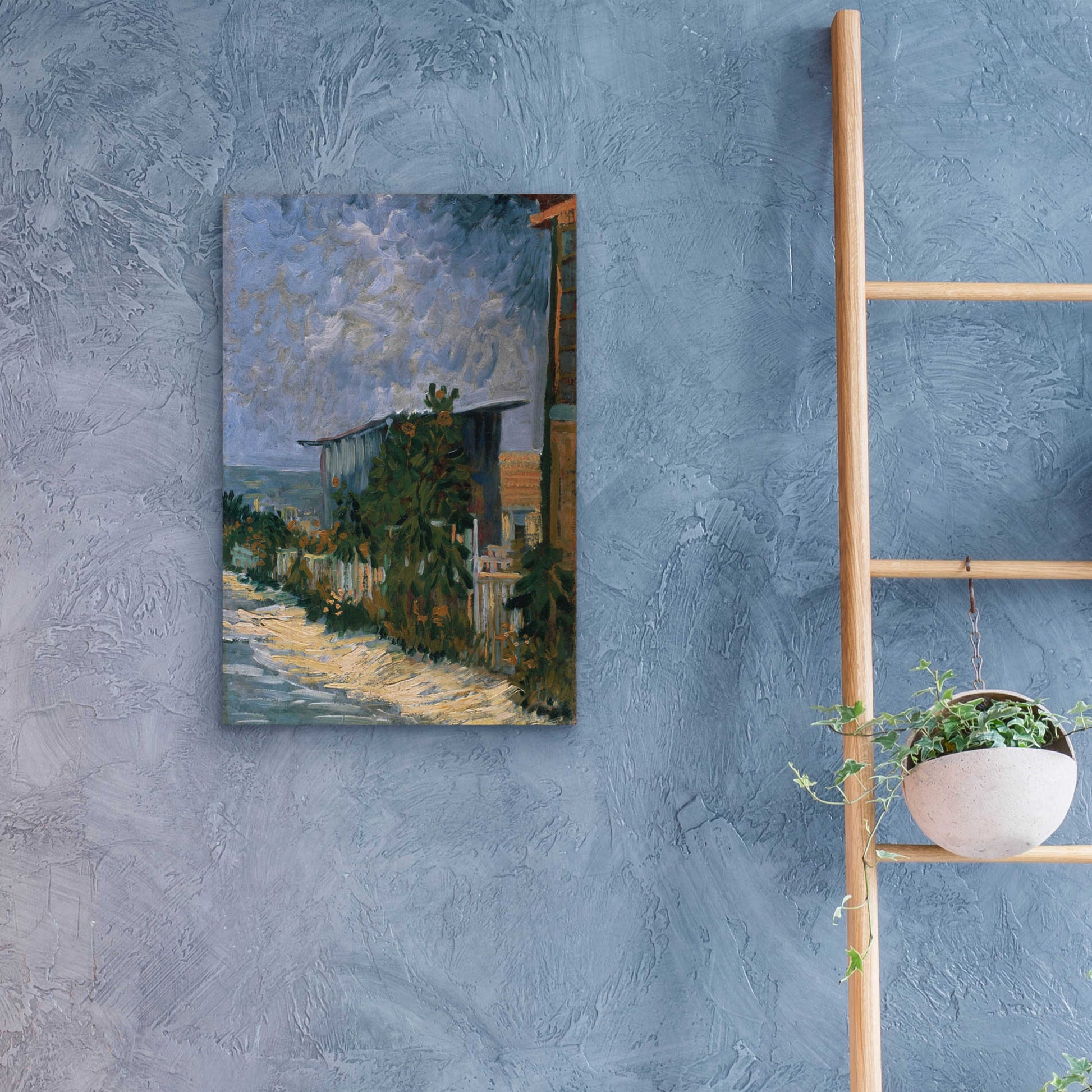 Epic Art 'Shelter On Montmartre' by Vincent Van Gogh, Acrylic Glass Wall Art,16x24