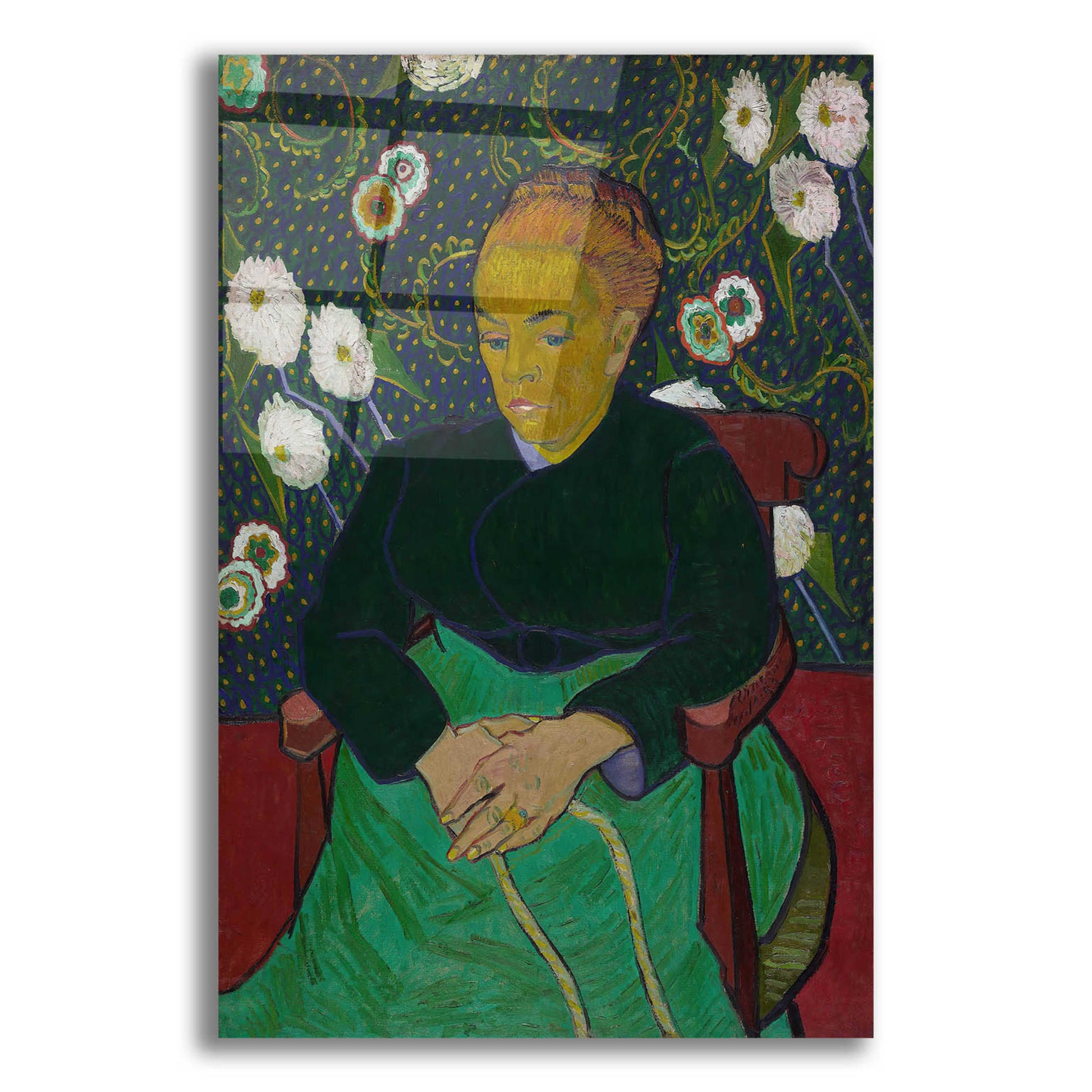 Epic Art 'Madame Roulin Rocking The Cradle' by Vincent Van Gogh, Acrylic Glass Wall Art,12x16