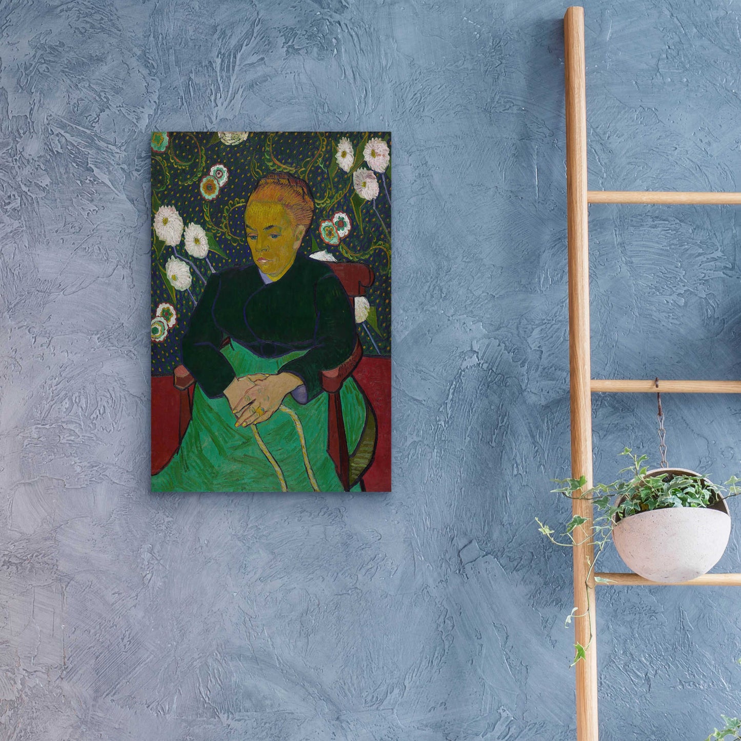 Epic Art 'Madame Roulin Rocking The Cradle' by Vincent Van Gogh, Acrylic Glass Wall Art,16x24