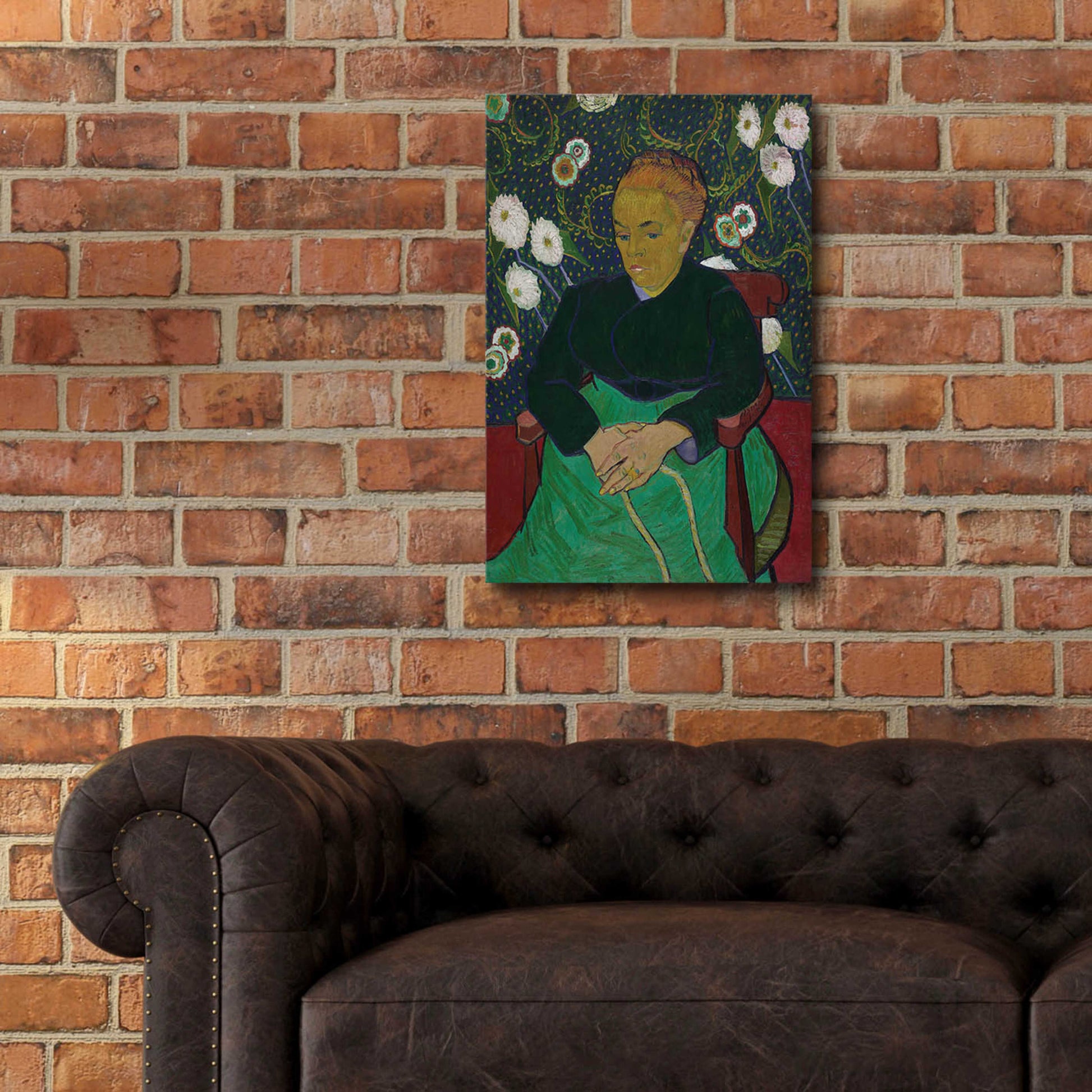 Epic Art 'Madame Roulin Rocking The Cradle' by Vincent Van Gogh, Acrylic Glass Wall Art,16x24