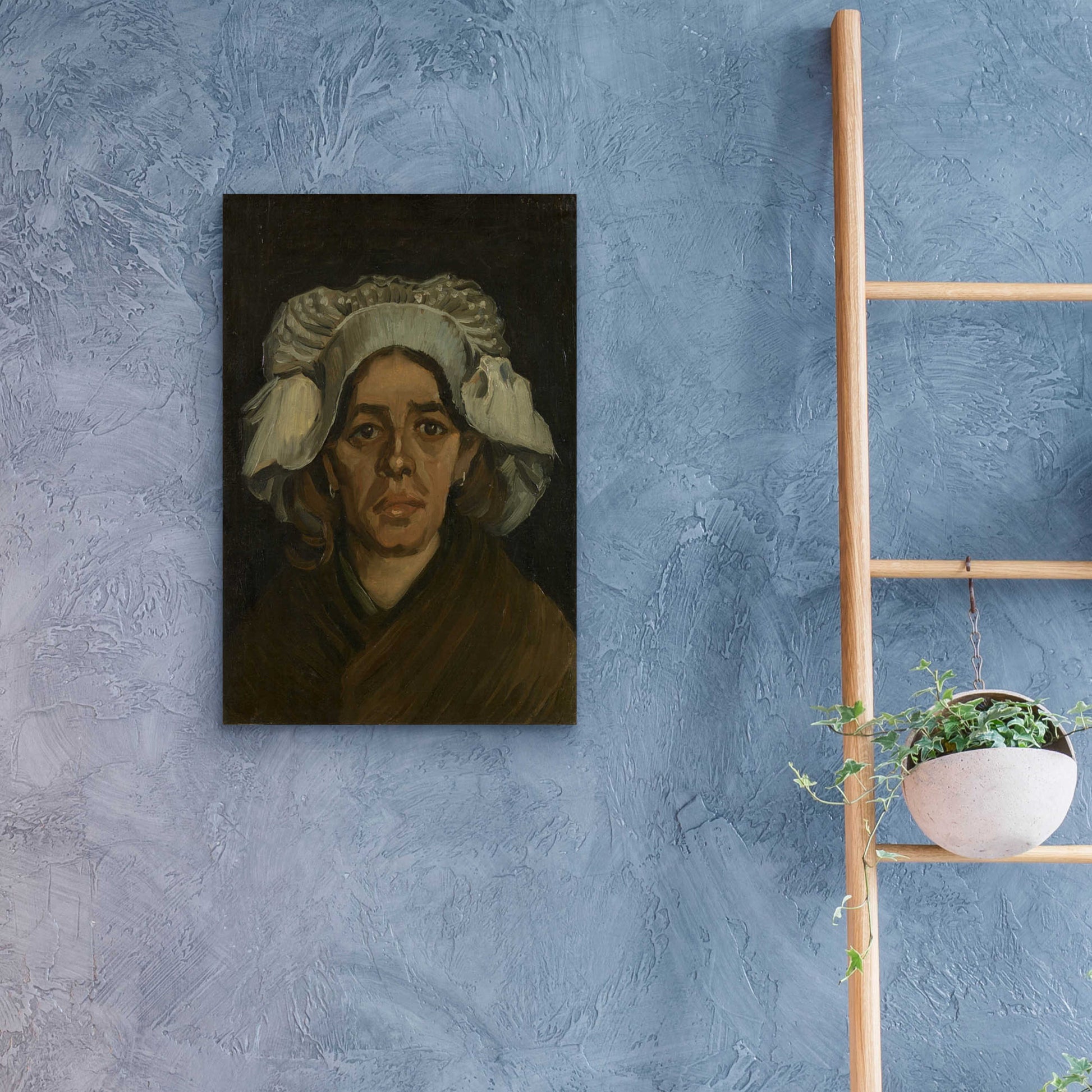 Epic Art 'Head Of A Woman 3' by Vincent Van Gogh, Acrylic Glass Wall Art,16x24