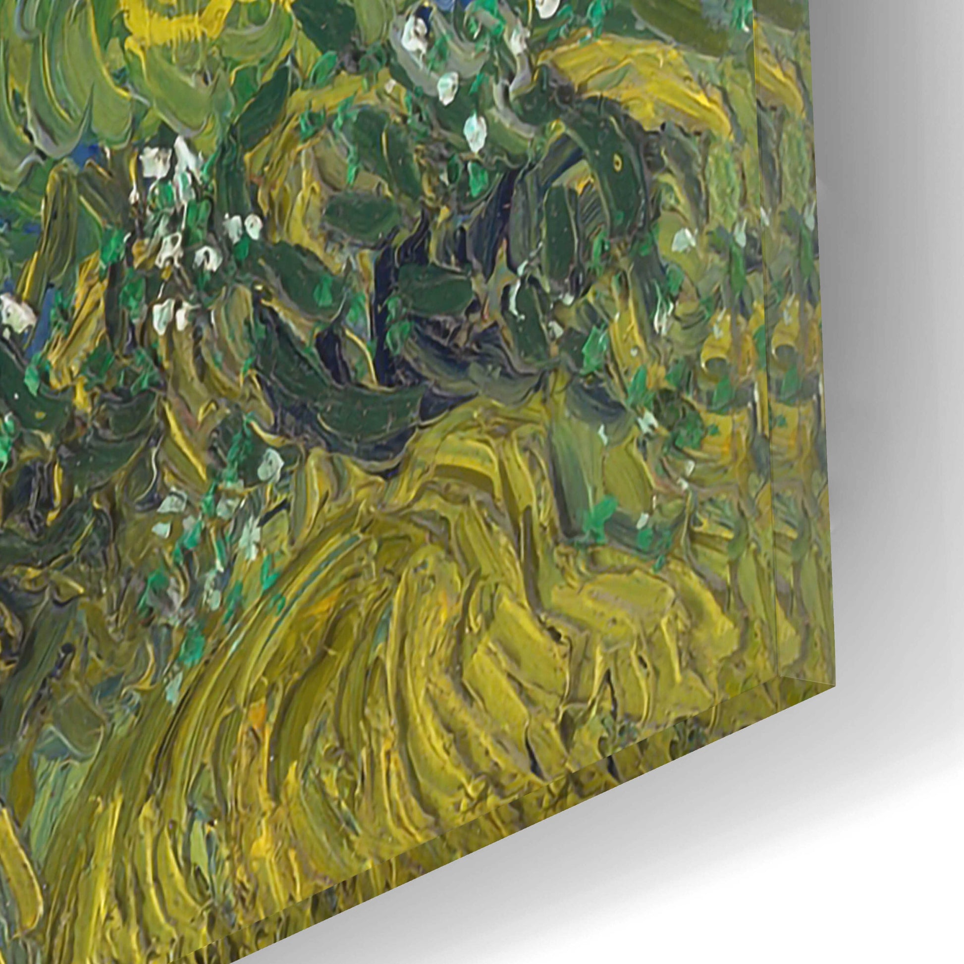 Epic Art 'Cypresses' by Vincent Van Gogh, Acrylic Glass Wall Art,12x16