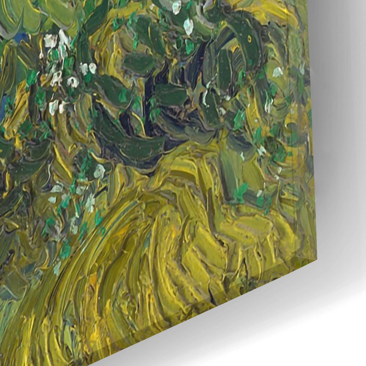 Epic Art 'Cypresses' by Vincent Van Gogh, Acrylic Glass Wall Art,16x24