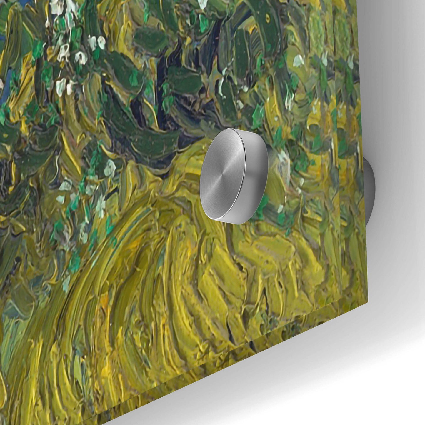 Epic Art 'Cypresses' by Vincent Van Gogh, Acrylic Glass Wall Art,24x36