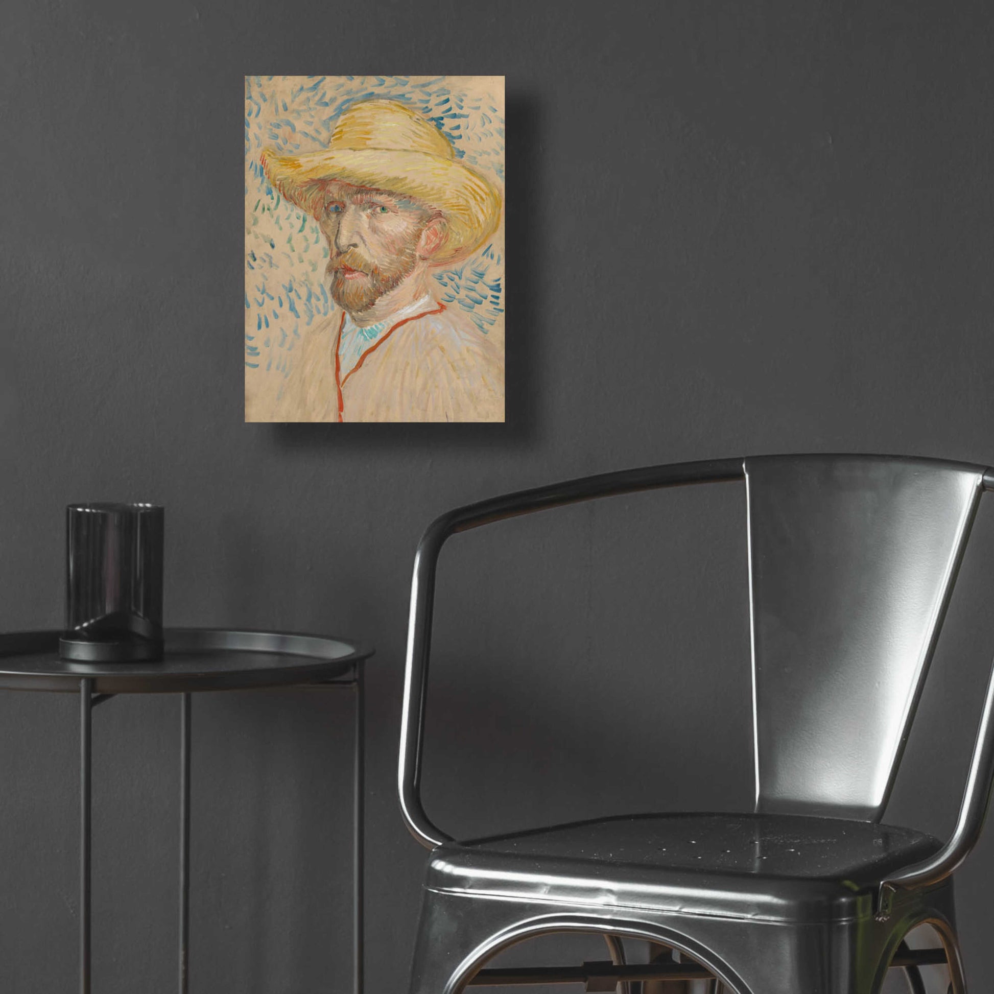 Epic Art 'Zelfportret Selfportrait' by Vincent Van Gogh, Acrylic Glass Wall Art,12x16