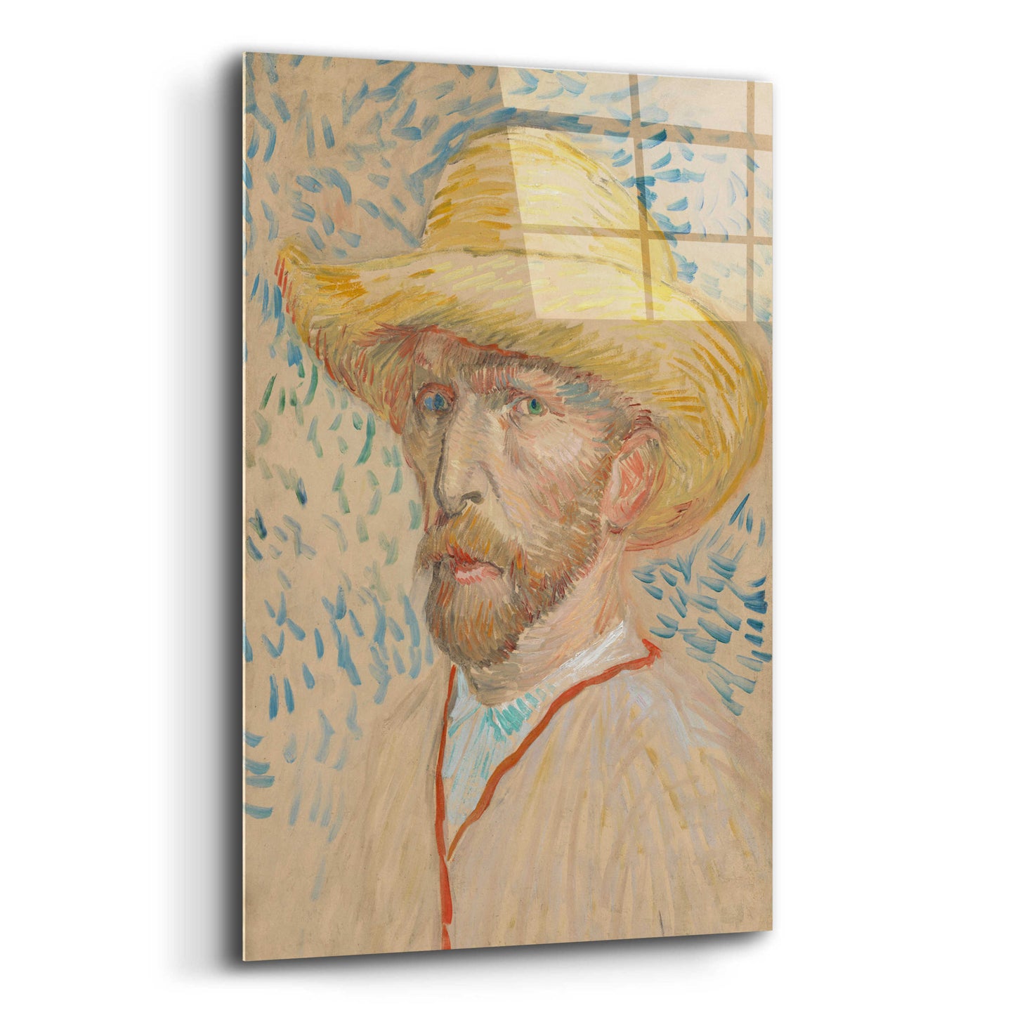 Epic Art 'Zelfportret Selfportrait' by Vincent Van Gogh, Acrylic Glass Wall Art,16x24