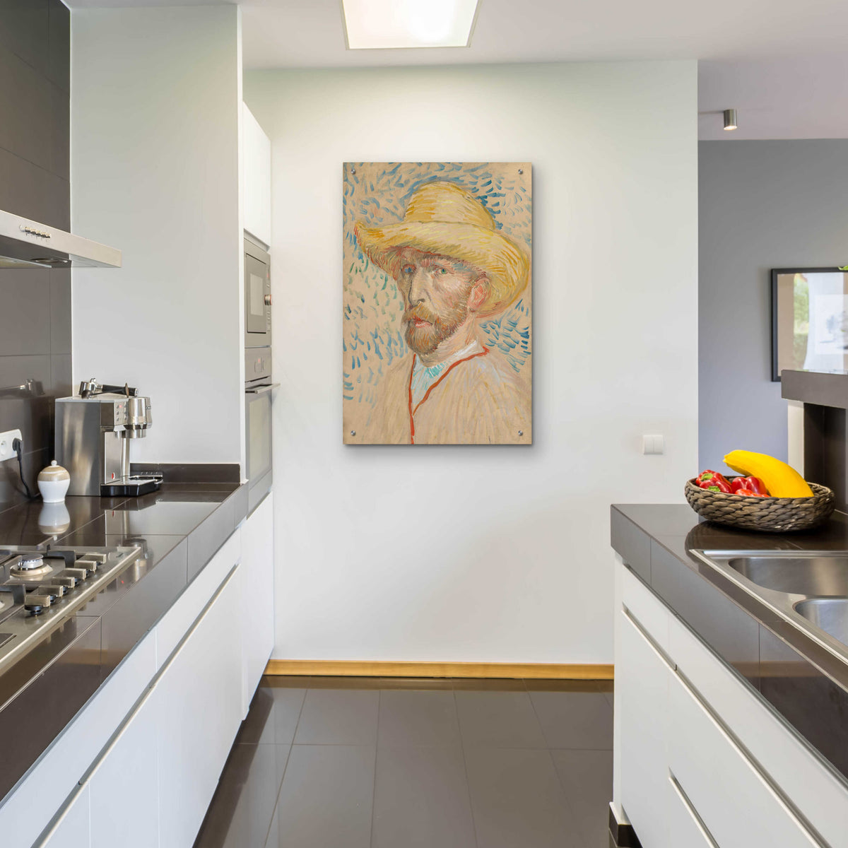 Epic Art 'Zelfportret Selfportrait' by Vincent Van Gogh, Acrylic Glass Wall Art,24x36