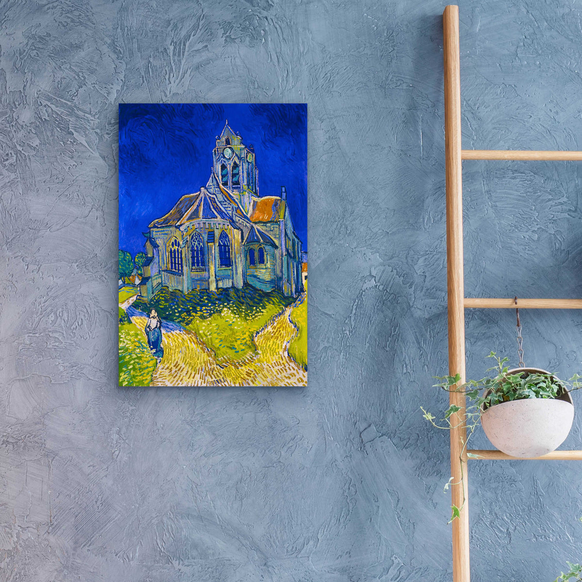 Epic Art 'The Church In Auvers-Sur-Oise, View From The Chevet' by Vincent Van Gogh, Acrylic Glass Wall Art,16x24