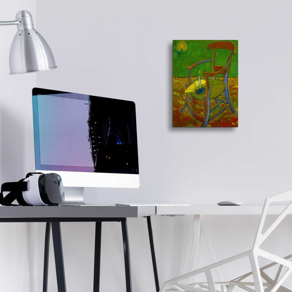 Epic Art 'Gauguin'S Chair' by Vincent Van Gogh, Acrylic Glass Wall Art,12x16