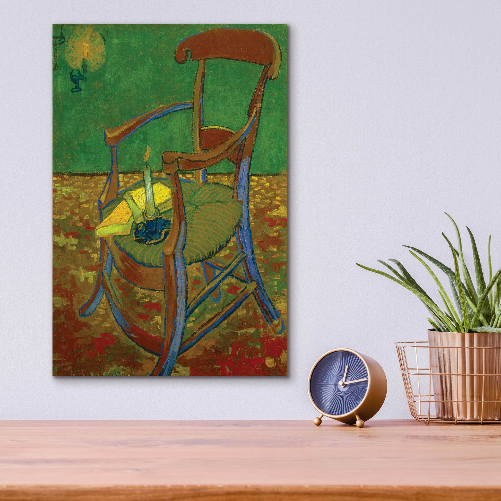 Epic Art 'Gauguin'S Chair' by Vincent Van Gogh, Acrylic Glass Wall Art,12x16