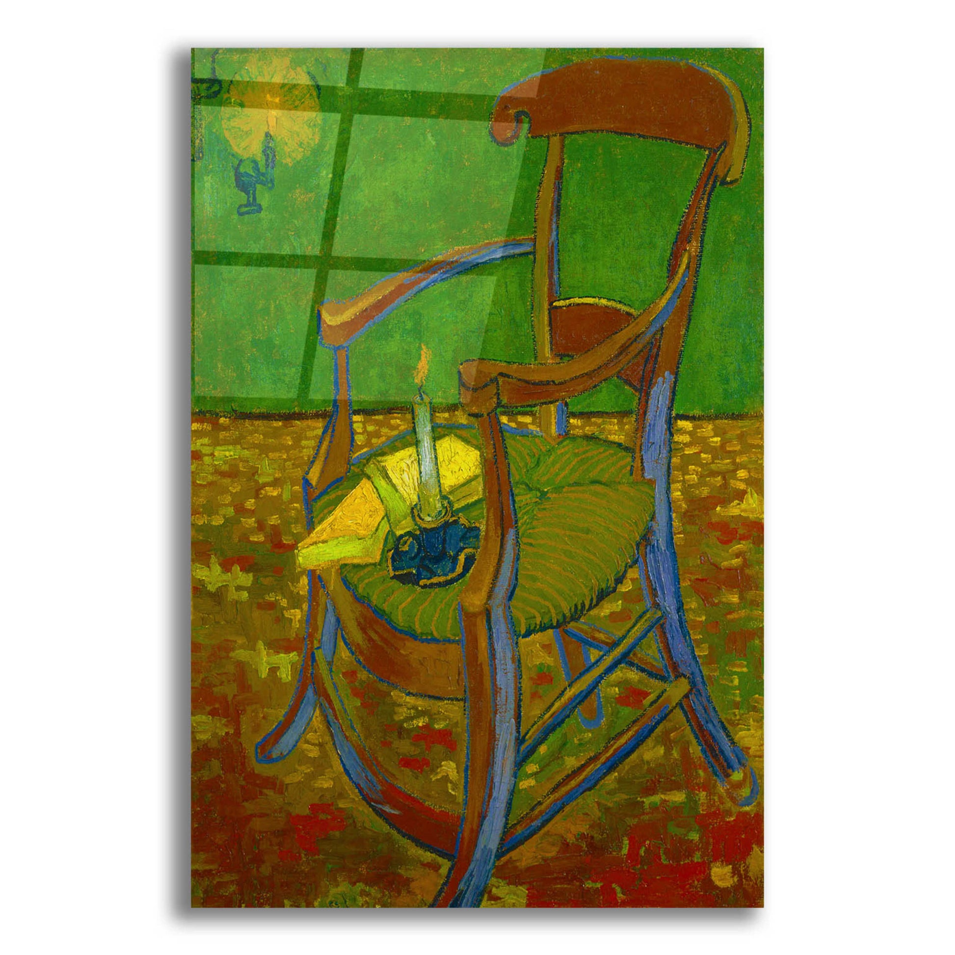 Epic Art 'Gauguin'S Chair' by Vincent Van Gogh, Acrylic Glass Wall Art,12x16